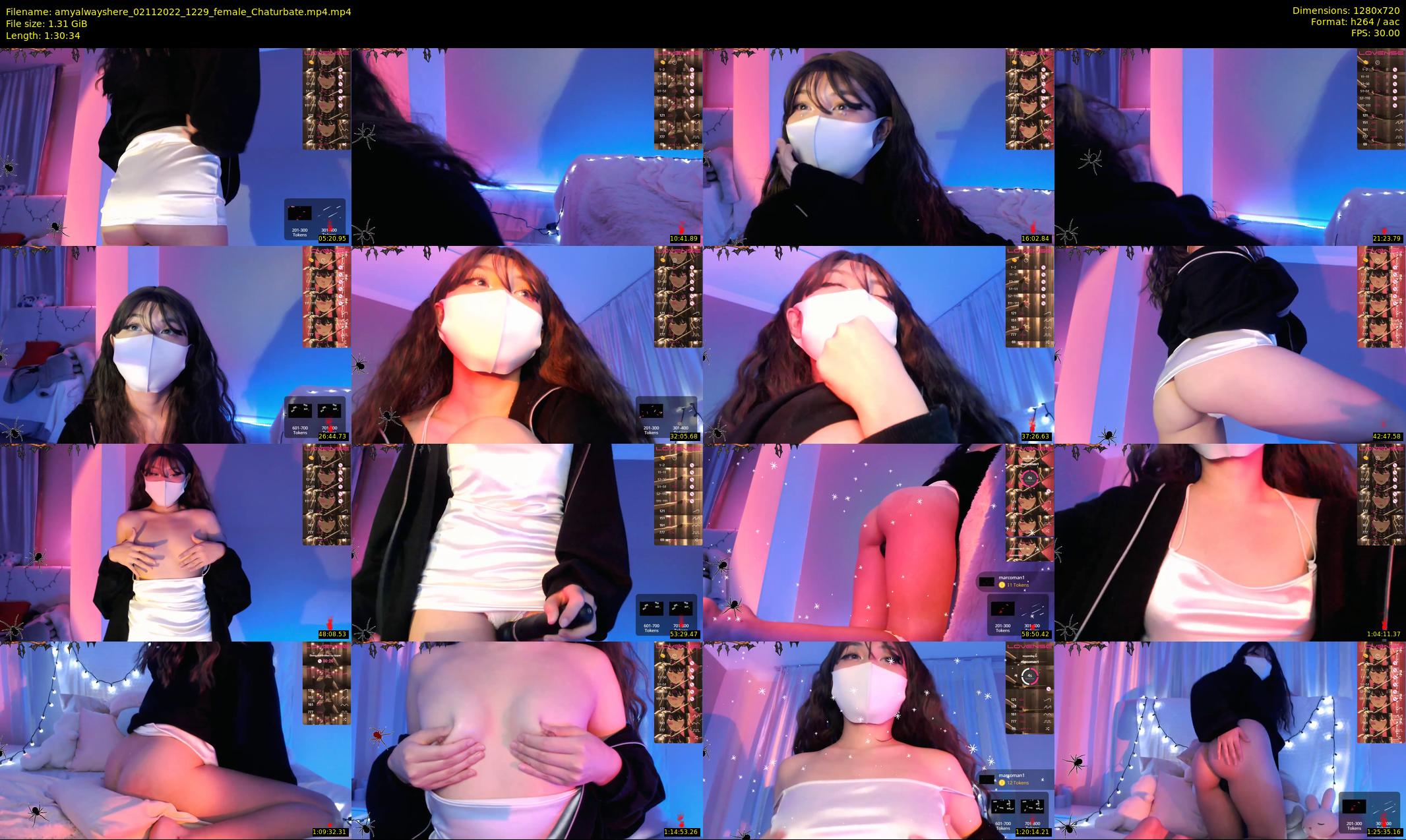 amyalwayshere — 91 minute Chaturbate female cam show recording, 720p, Nov 2, 2022