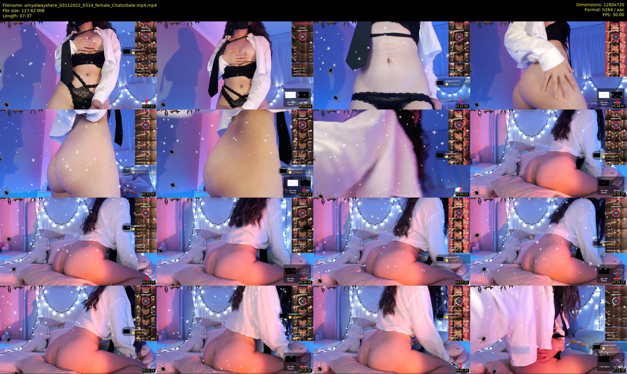 amyalwayshere — 8 minute Chaturbate female cam show recording, 720p, Nov 3, 2022