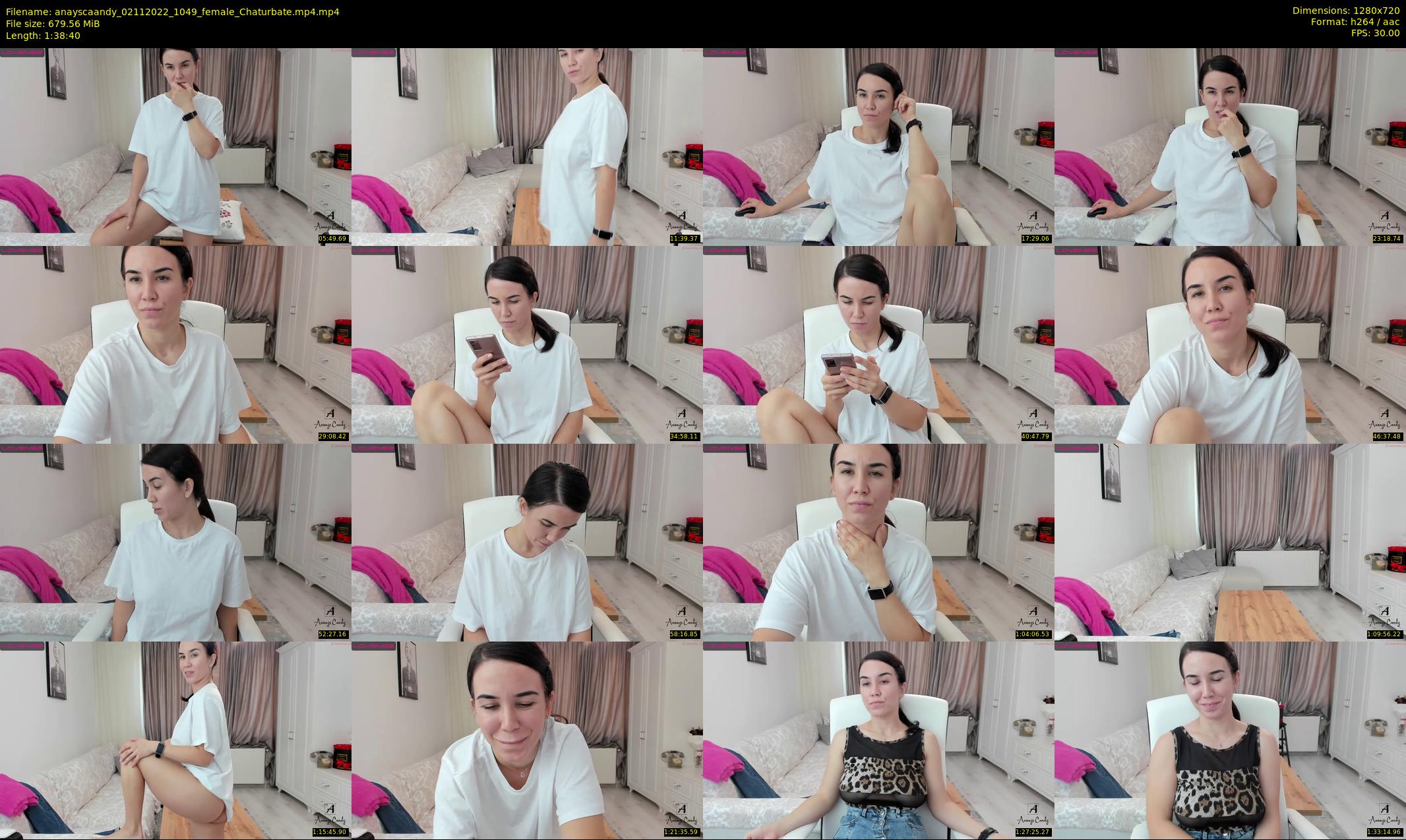 anayscaandy — 99 minute Chaturbate female cam show recording, 720p, Nov 2, 2022