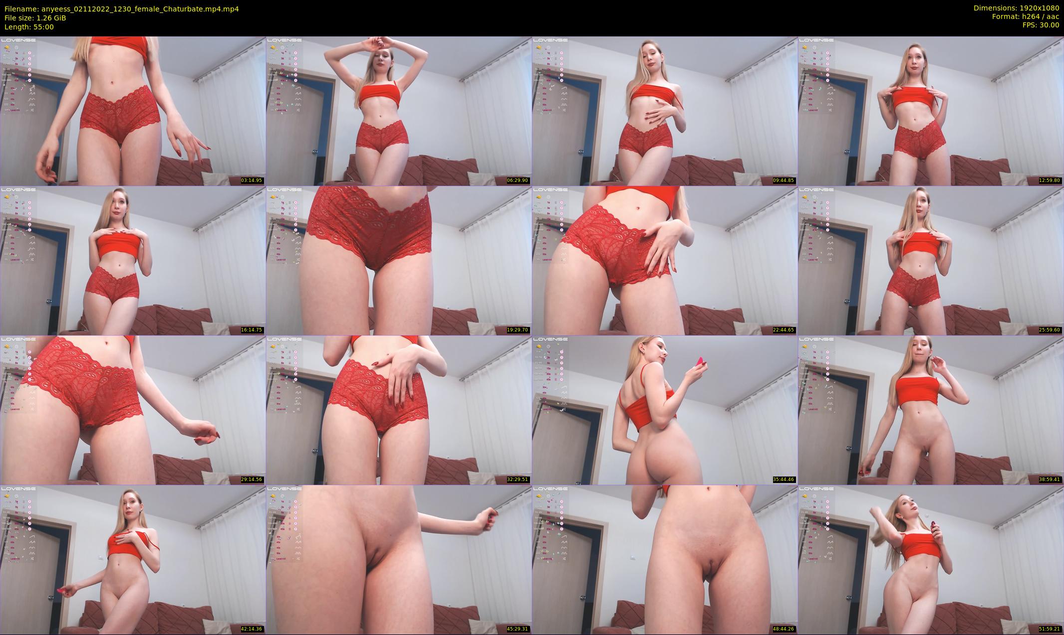 anyeess — 55 minute Chaturbate female cam show recording, 1080p, Nov 2, 2022