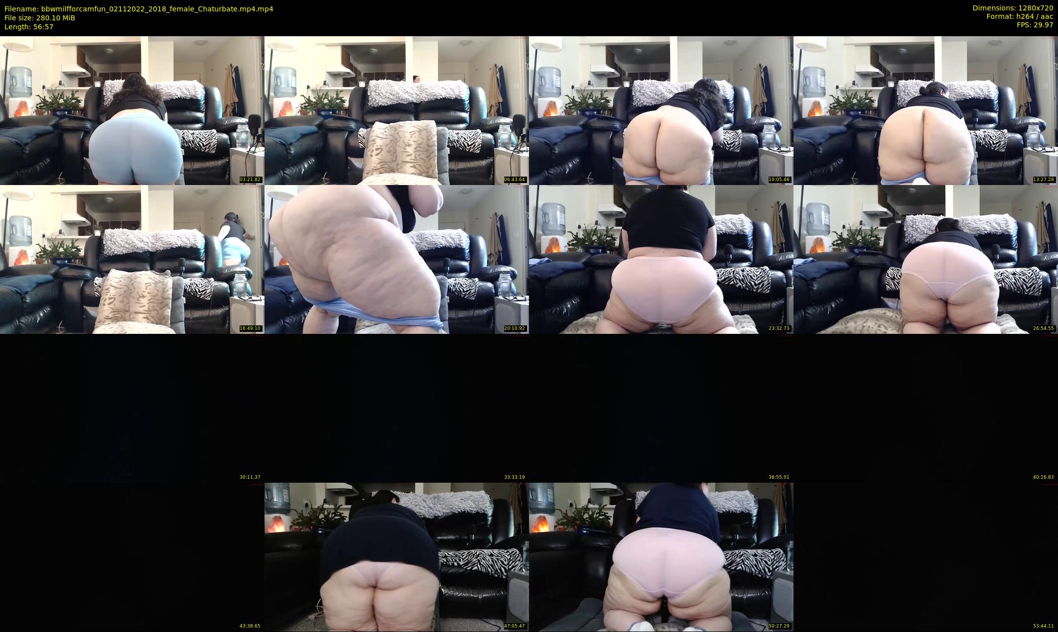 bbwmilfforcamfun — 57 minute Chaturbate female cam show recording, 720p, Nov 2, 2022
