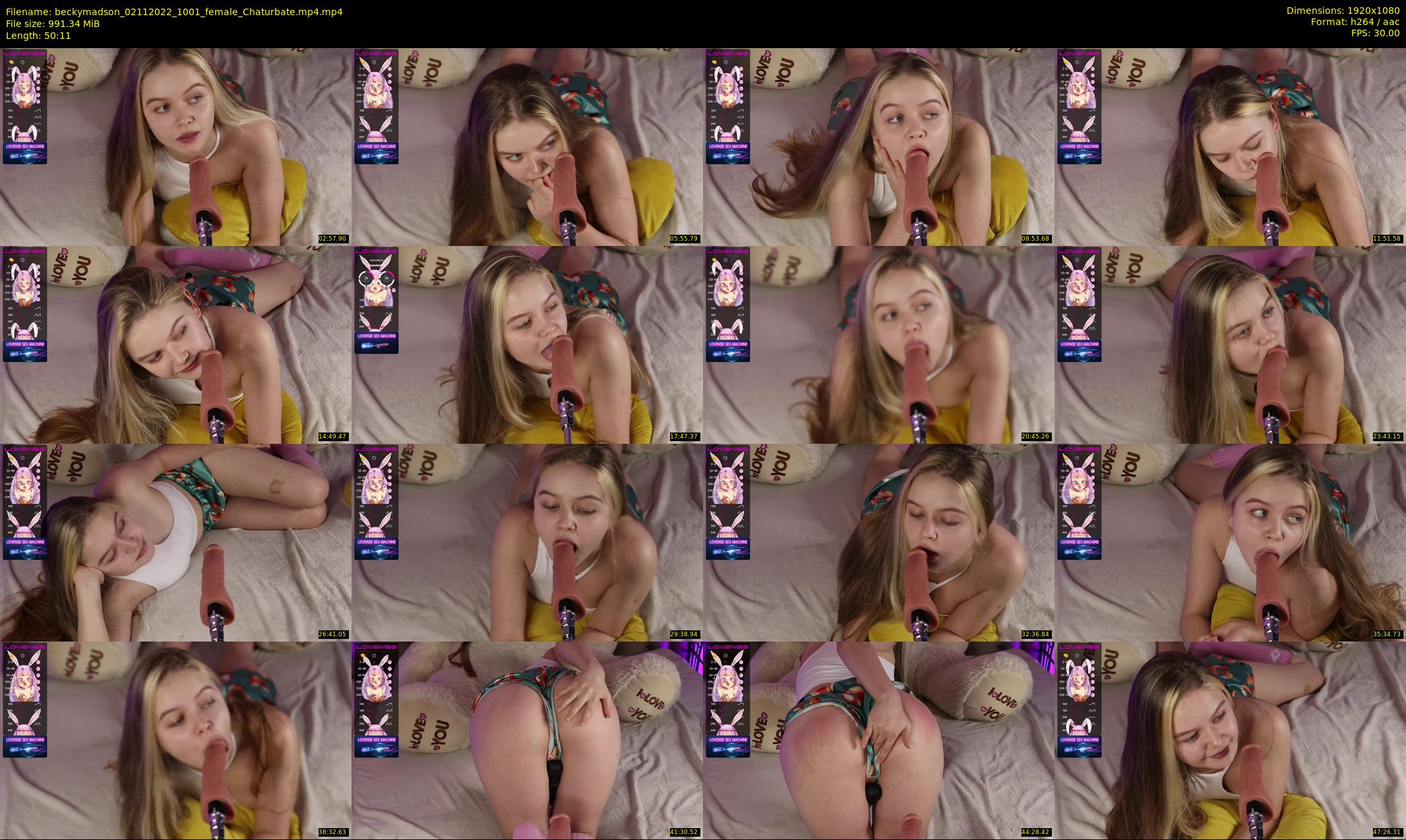 beckymadson — 51 minute Chaturbate female cam show recording, 1080p, Nov 2, 2022