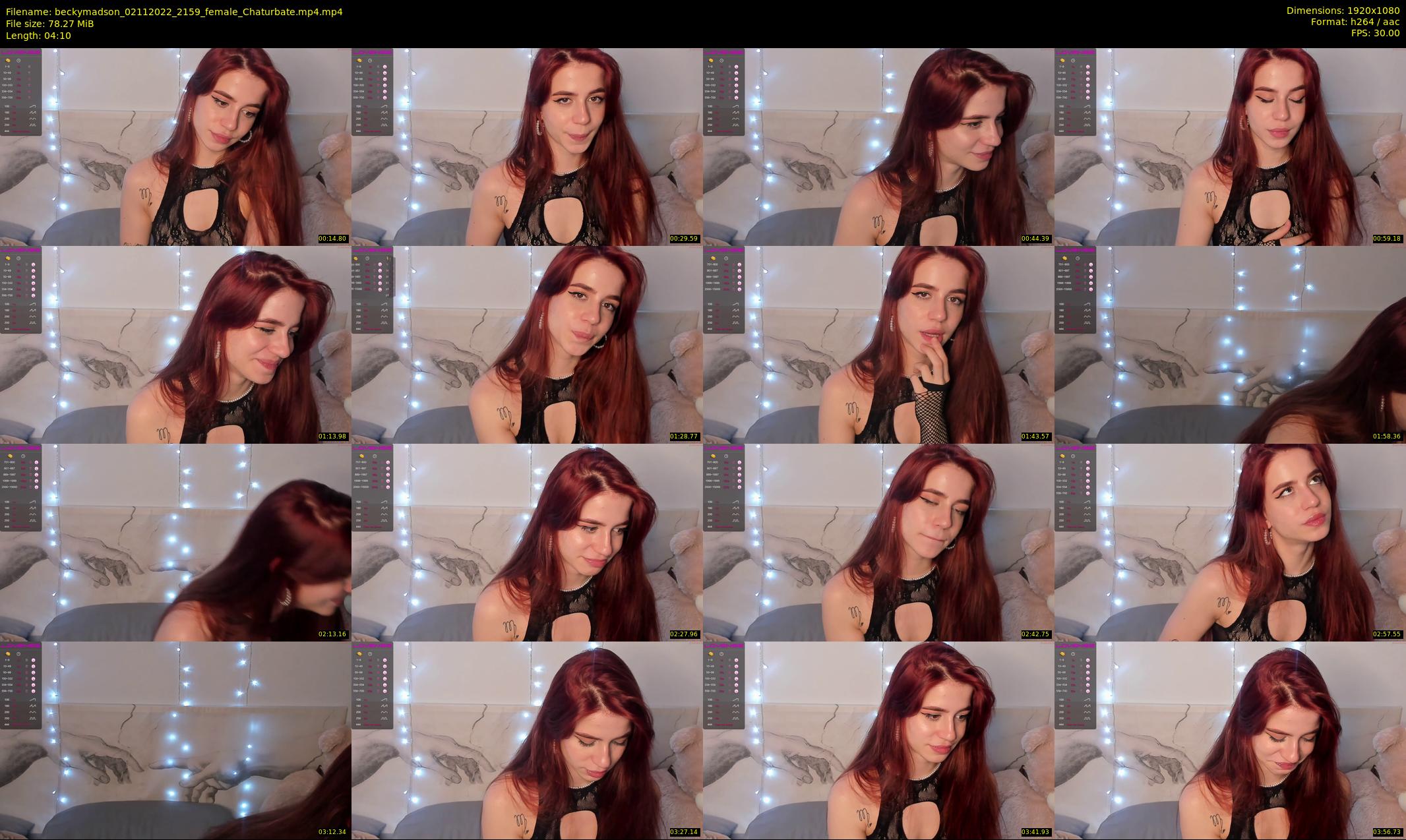 beckymadson — 5 minute Chaturbate female cam show recording, 1080p, Nov 2, 2022