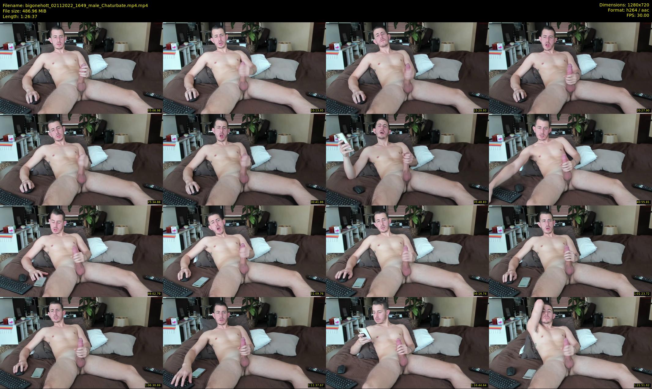 bigonehott — 87 minute Chaturbate male cam show recording, 720p, Nov 2, 2022