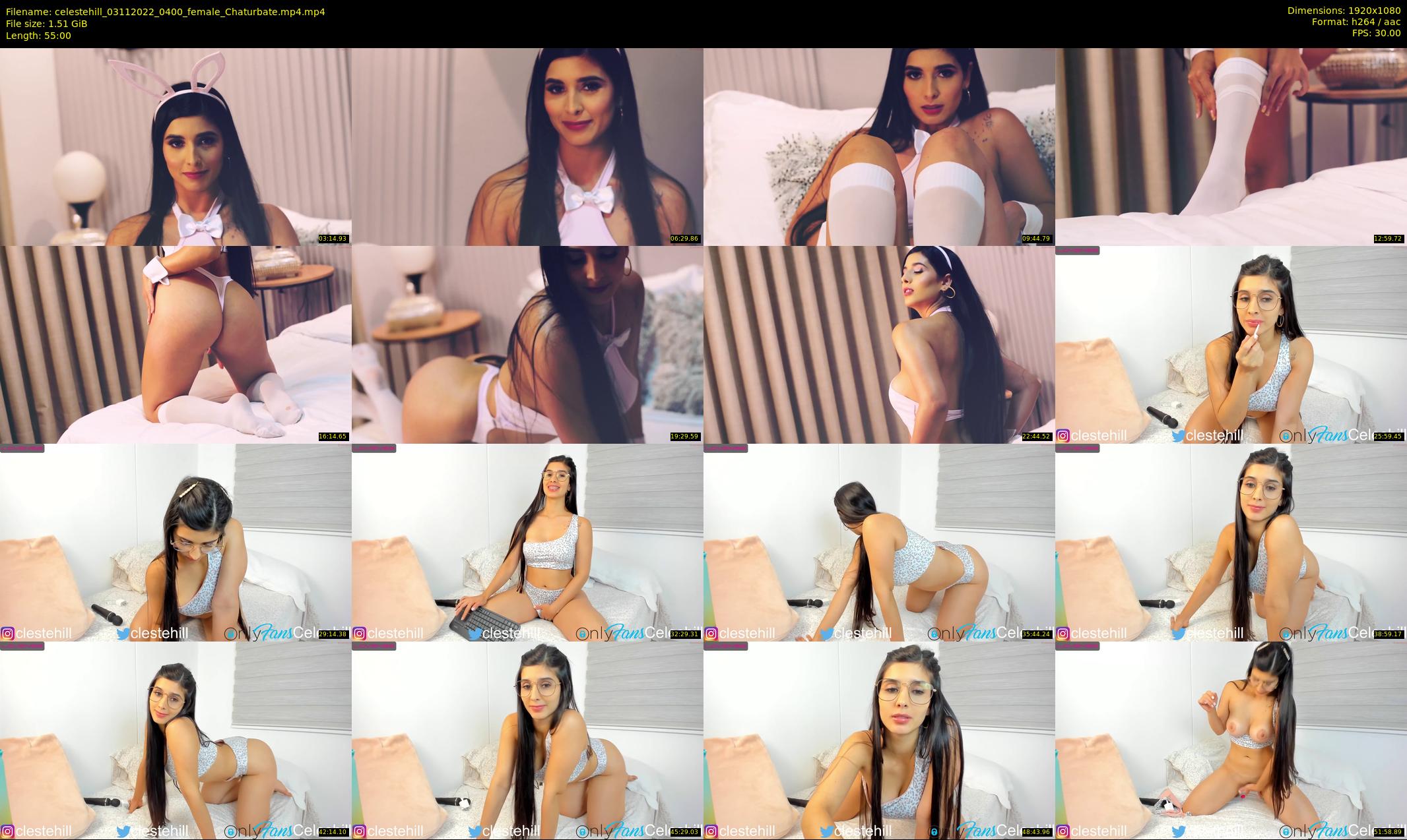 celestehill — 55 minute Chaturbate female cam show recording, 1080p, Nov 3, 2022