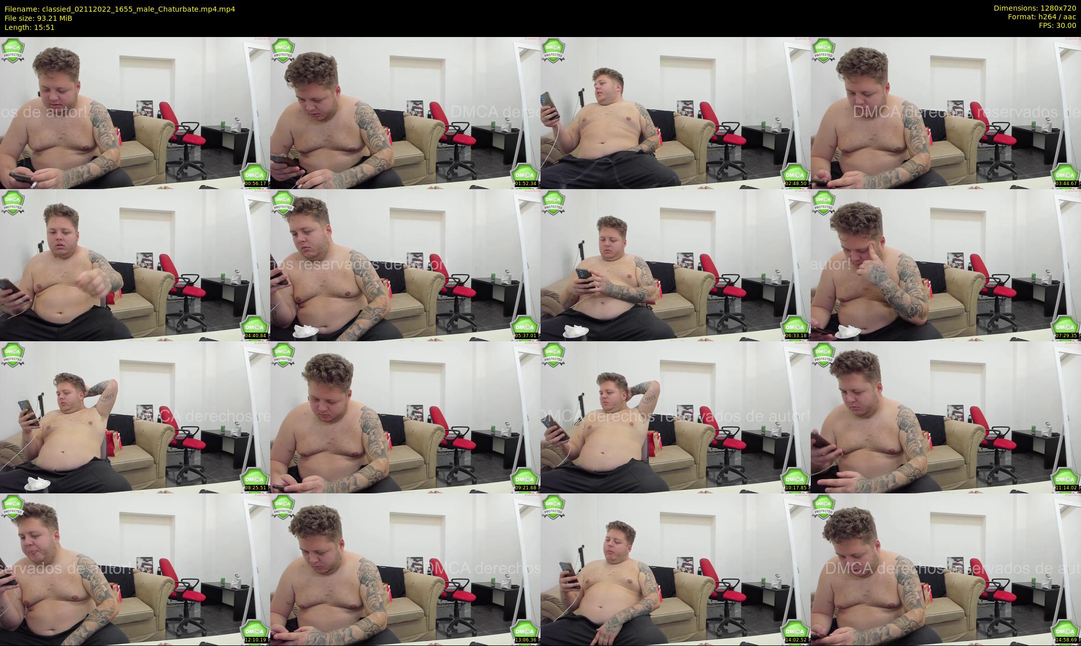 classied — 16 minute Chaturbate male cam show recording, 720p, Nov 2, 2022