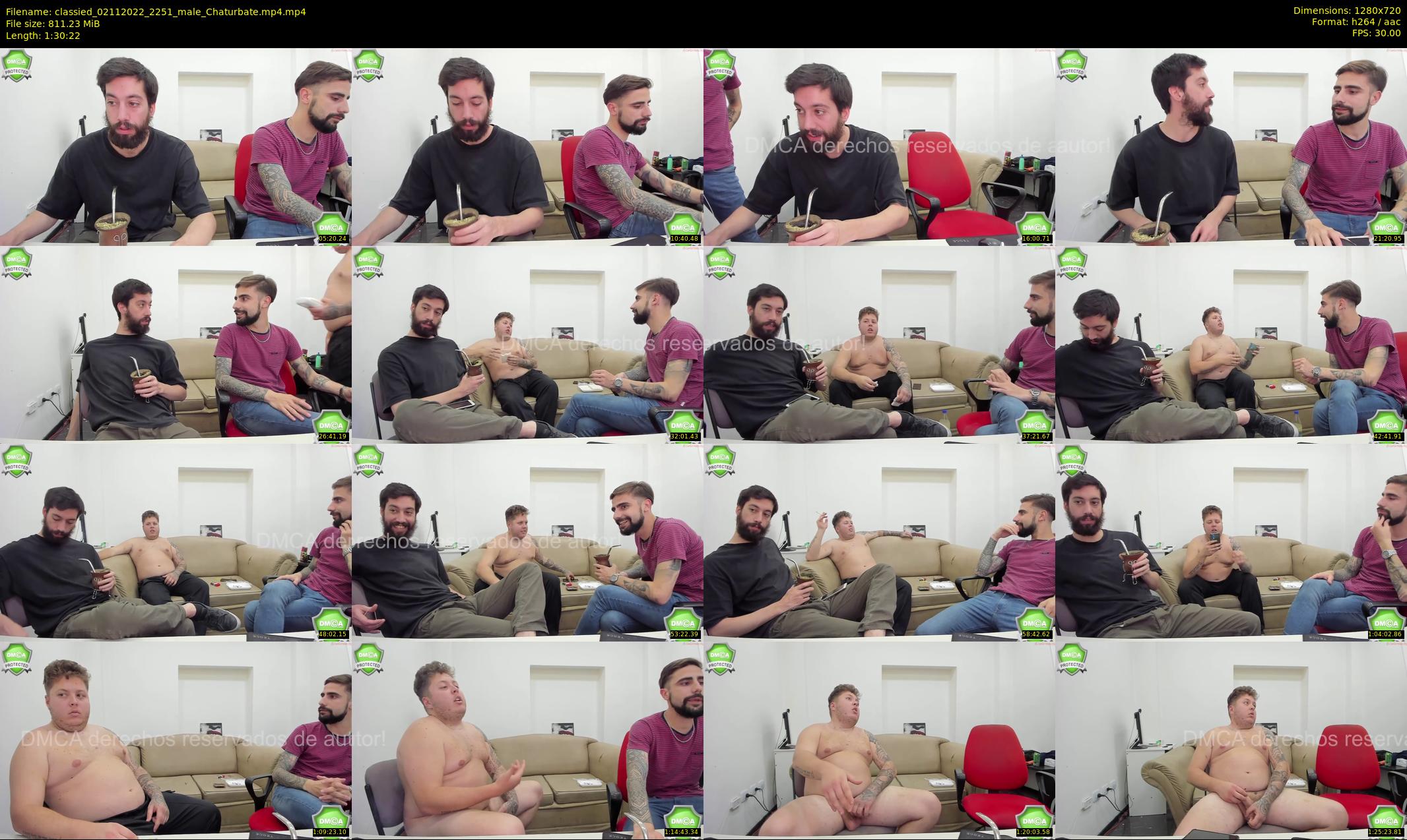 classied — 91 minute Chaturbate male cam show recording, 720p, Nov 2, 2022