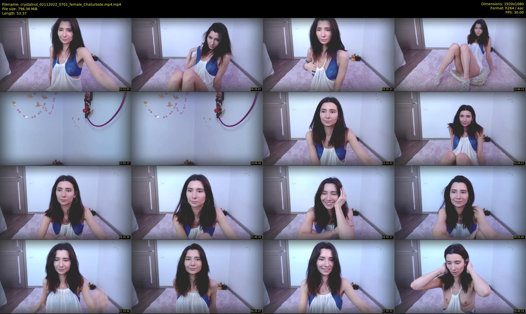crystalnut — 54 minute Chaturbate female cam show recording, 1080p, Nov 2, 2022