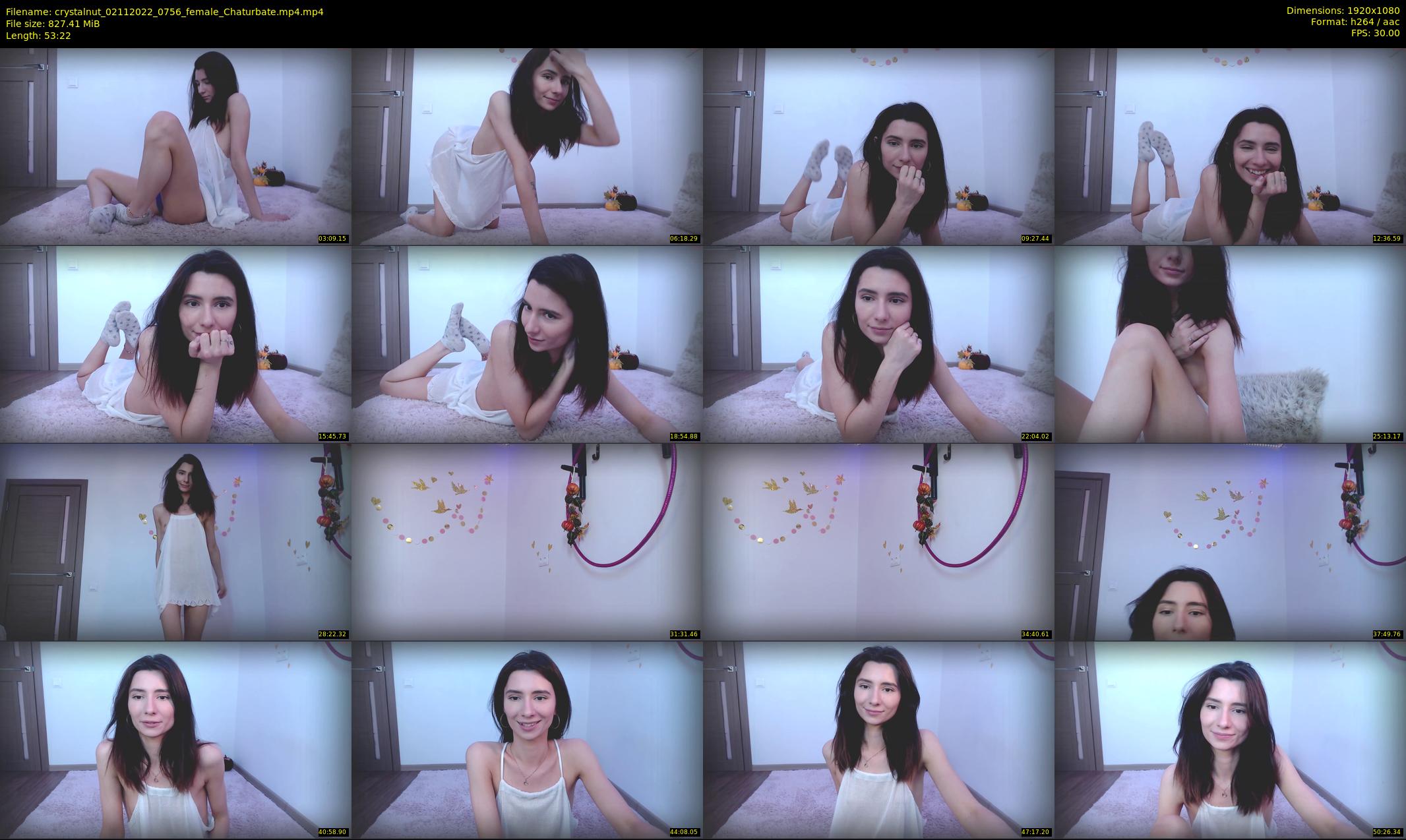 crystalnut — 54 minute Chaturbate female cam show recording, 1080p, Nov 2, 2022