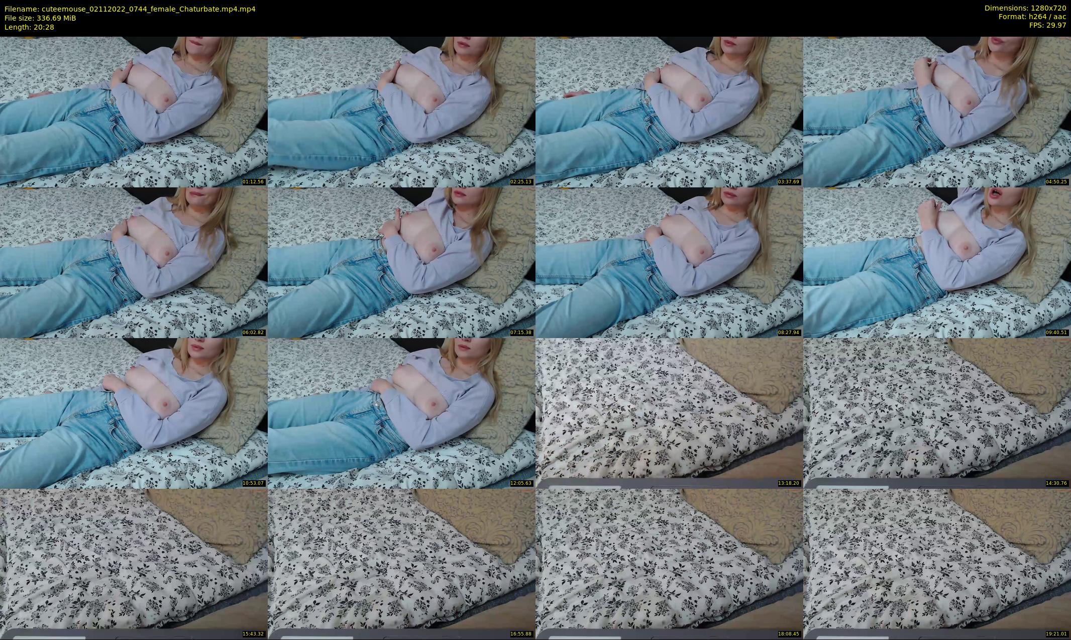 cuteemouse — 21 minute Chaturbate female cam show recording, 720p, Nov 2, 2022