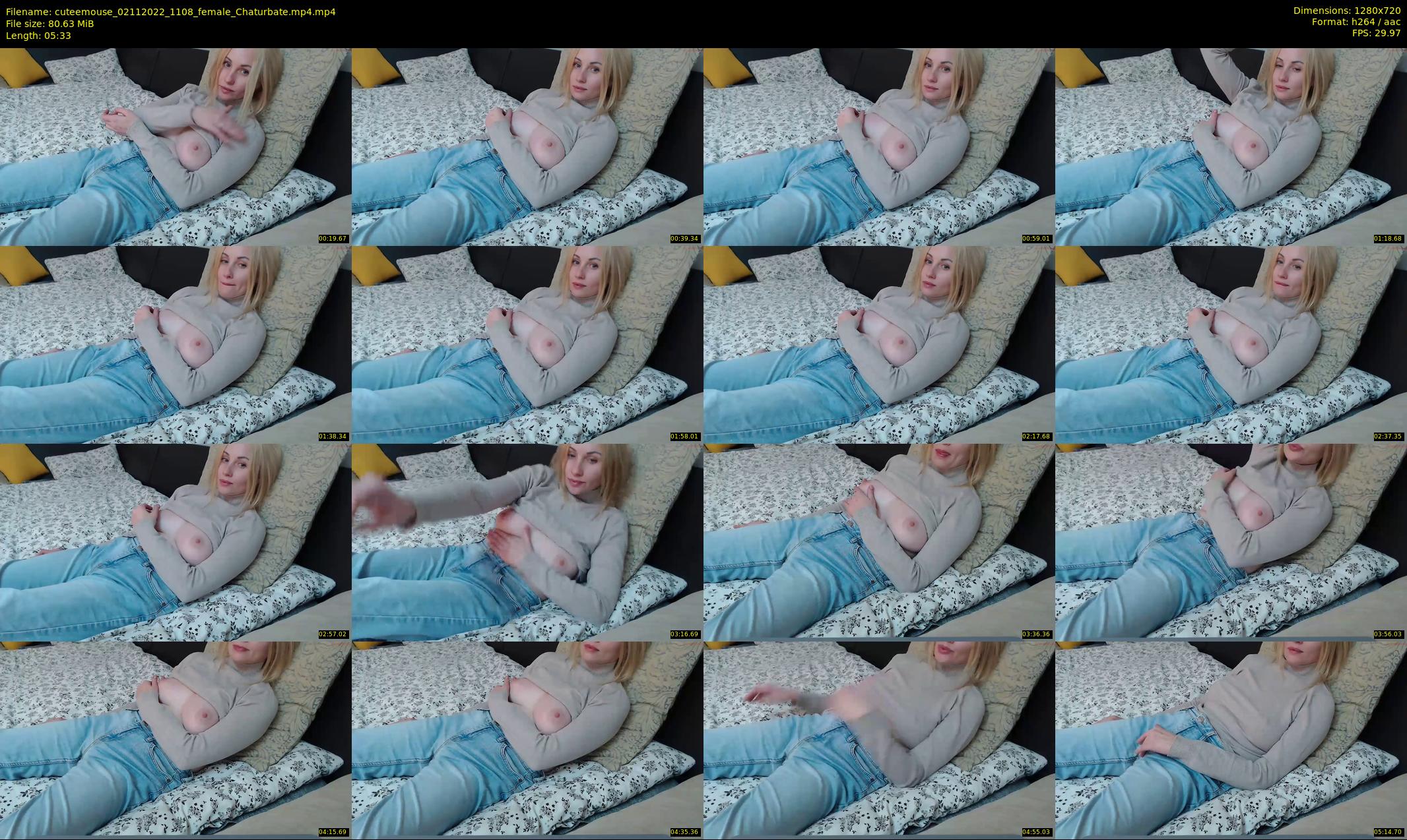 cuteemouse — 6 minute Chaturbate female cam show recording, 720p, Nov 2, 2022