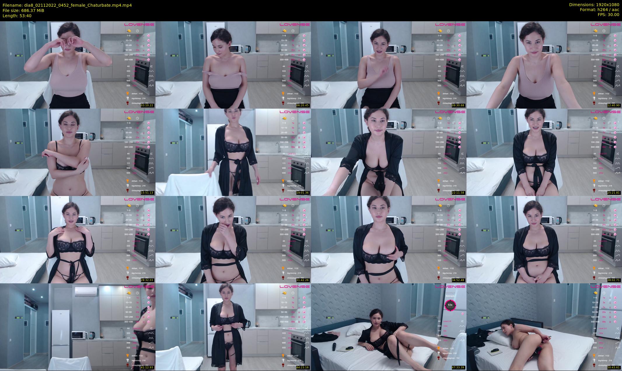 dia8 — 54 minute Chaturbate female cam show recording, 1080p, Nov 2, 2022