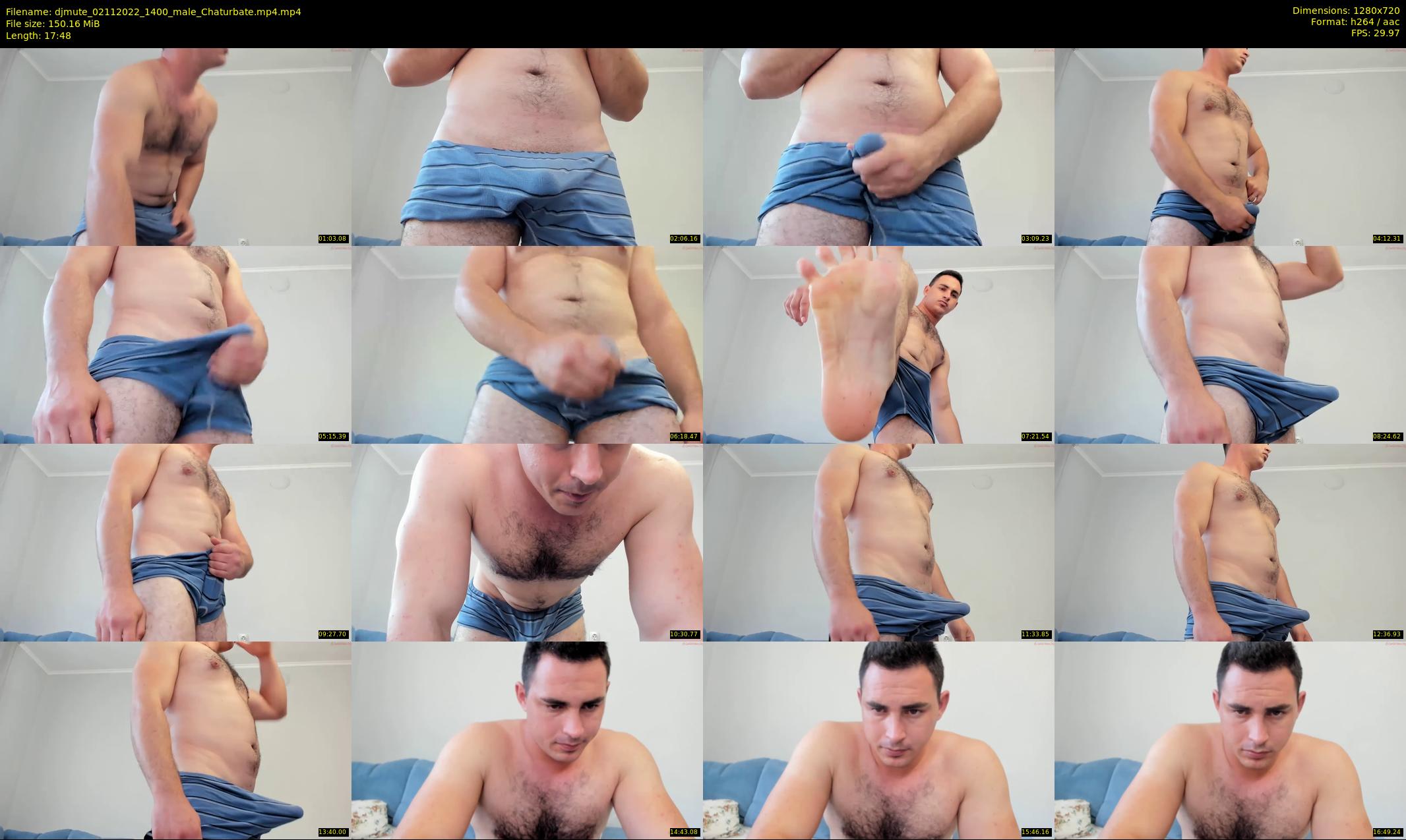 djmute — 18 minute Chaturbate male cam show recording, 720p, Nov 2, 2022