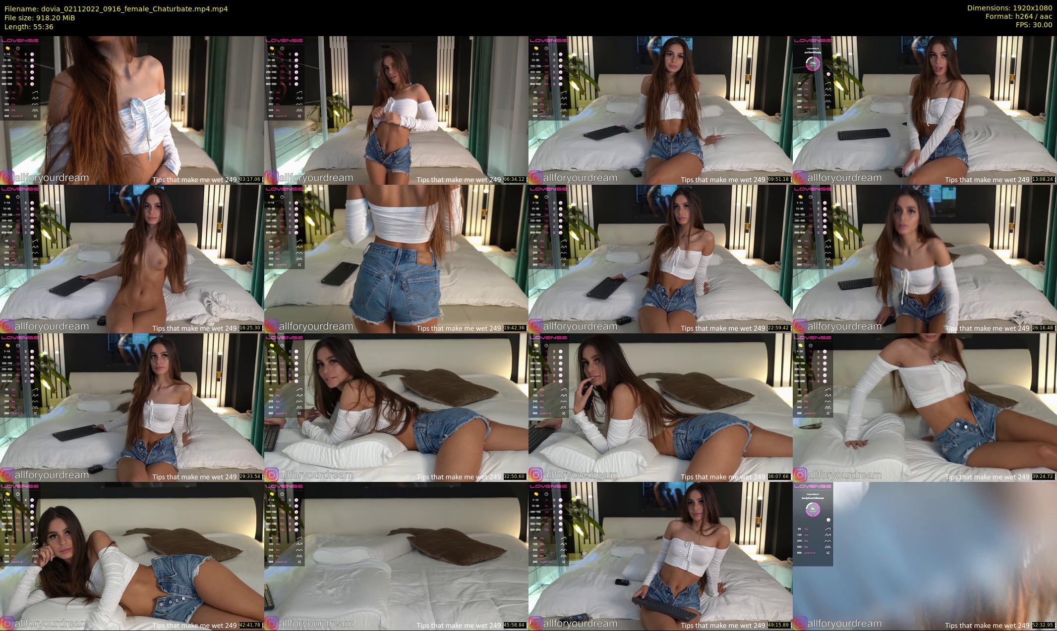dovia — 56 minute Chaturbate female cam show recording, 1080p, Nov 2, 2022