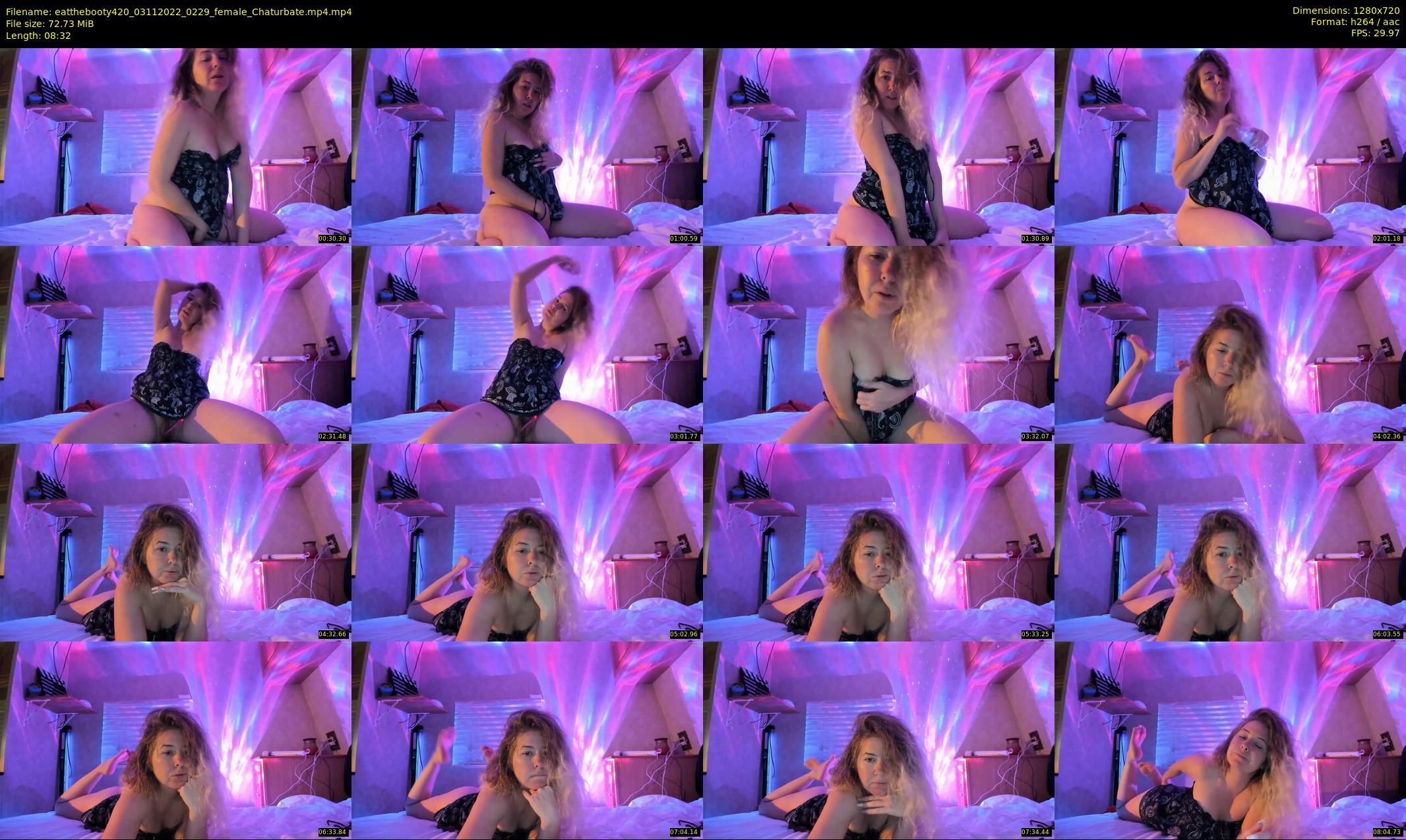 eatthebooty420 — 9 minute Chaturbate female cam show recording, 720p, Nov 3, 2022