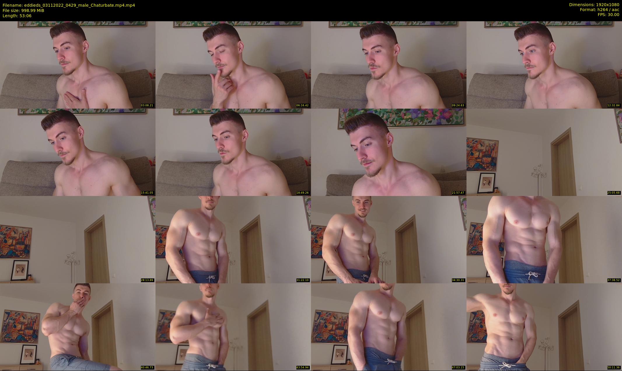 eddieds — 54 minute Chaturbate male cam show recording, 1080p, Nov 3, 2022