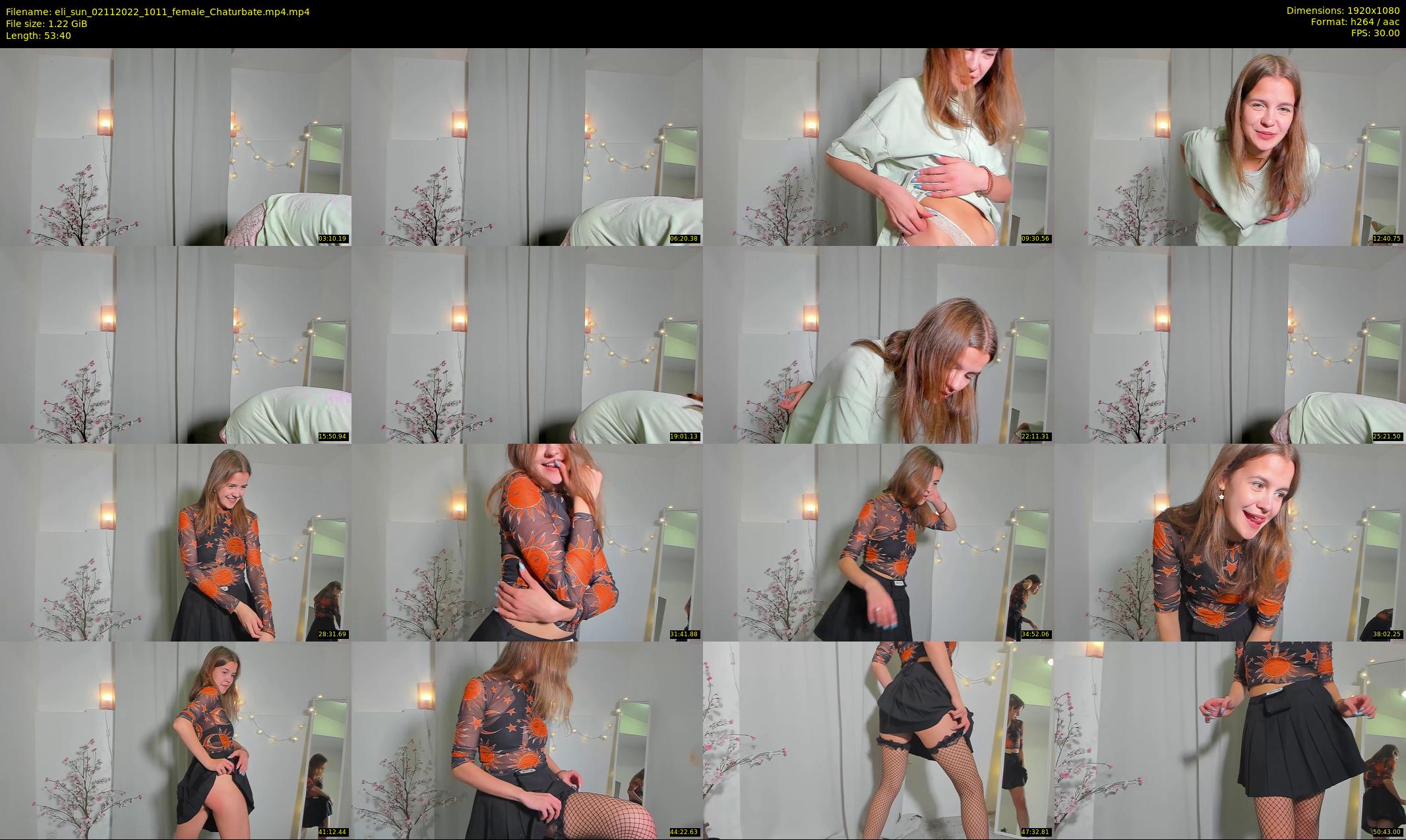 eli_sun — 54 minute Chaturbate female cam show recording, 1080p, Nov 2, 2022