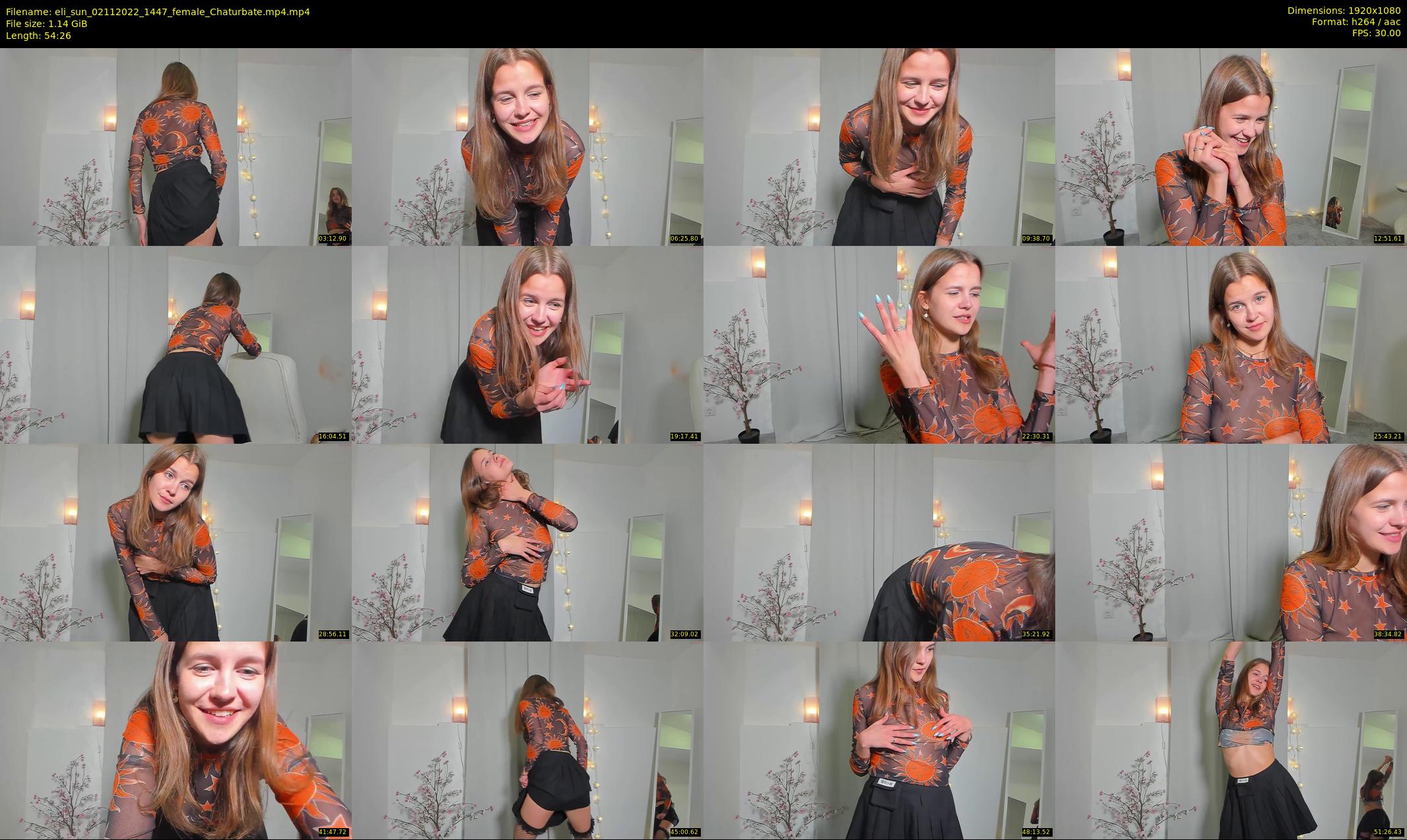 eli_sun — 55 minute Chaturbate female cam show recording, 1080p, Nov 2, 2022