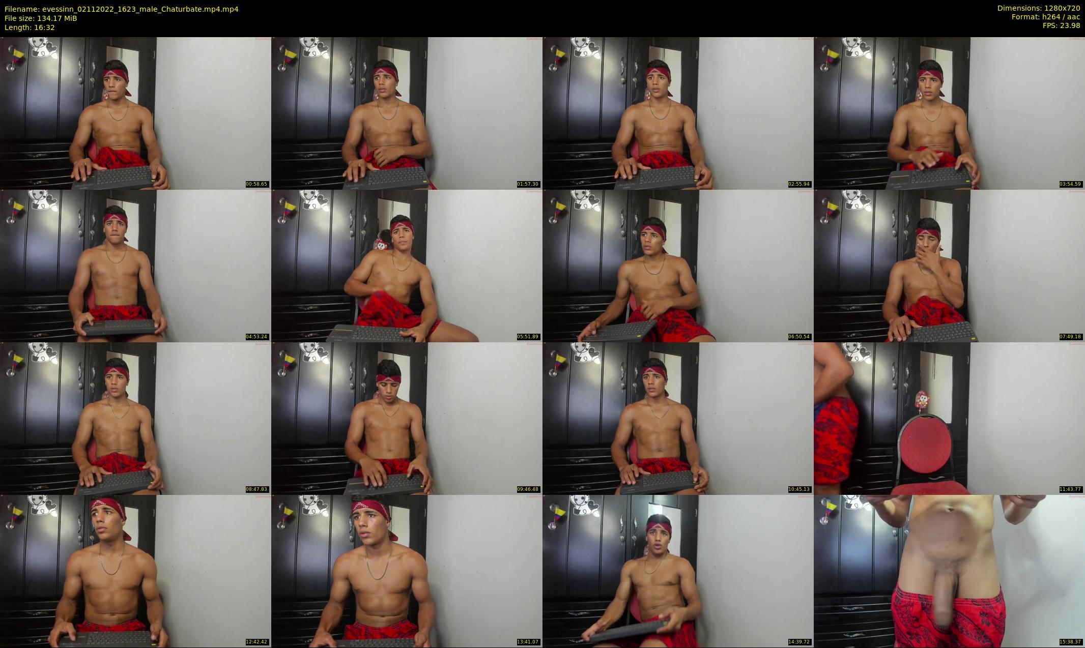 evessinn — 17 minute Chaturbate male cam show recording, 720p, Nov 2, 2022