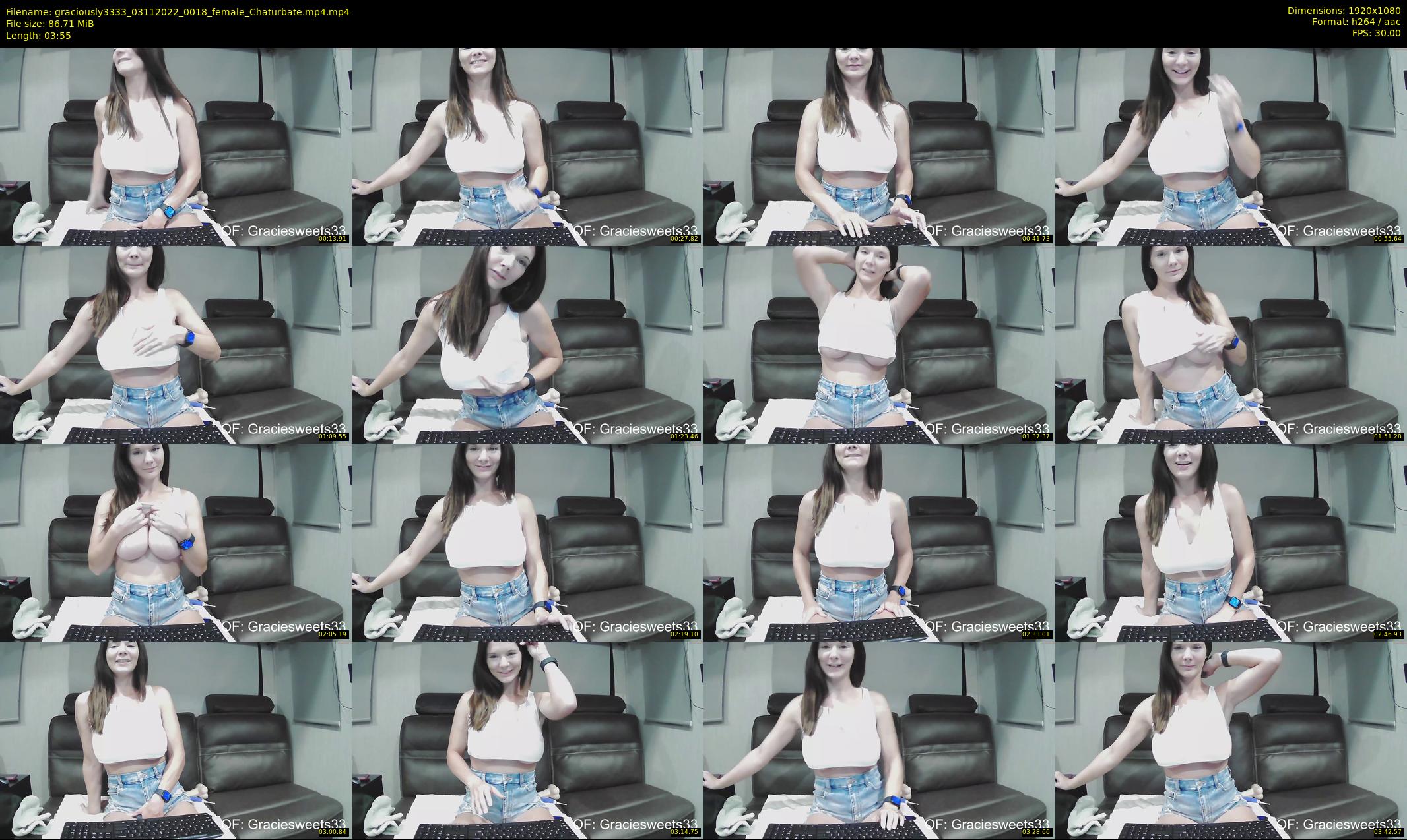 graciously3333 — 4 minute Chaturbate female cam show recording, 1080p, Nov 3, 2022