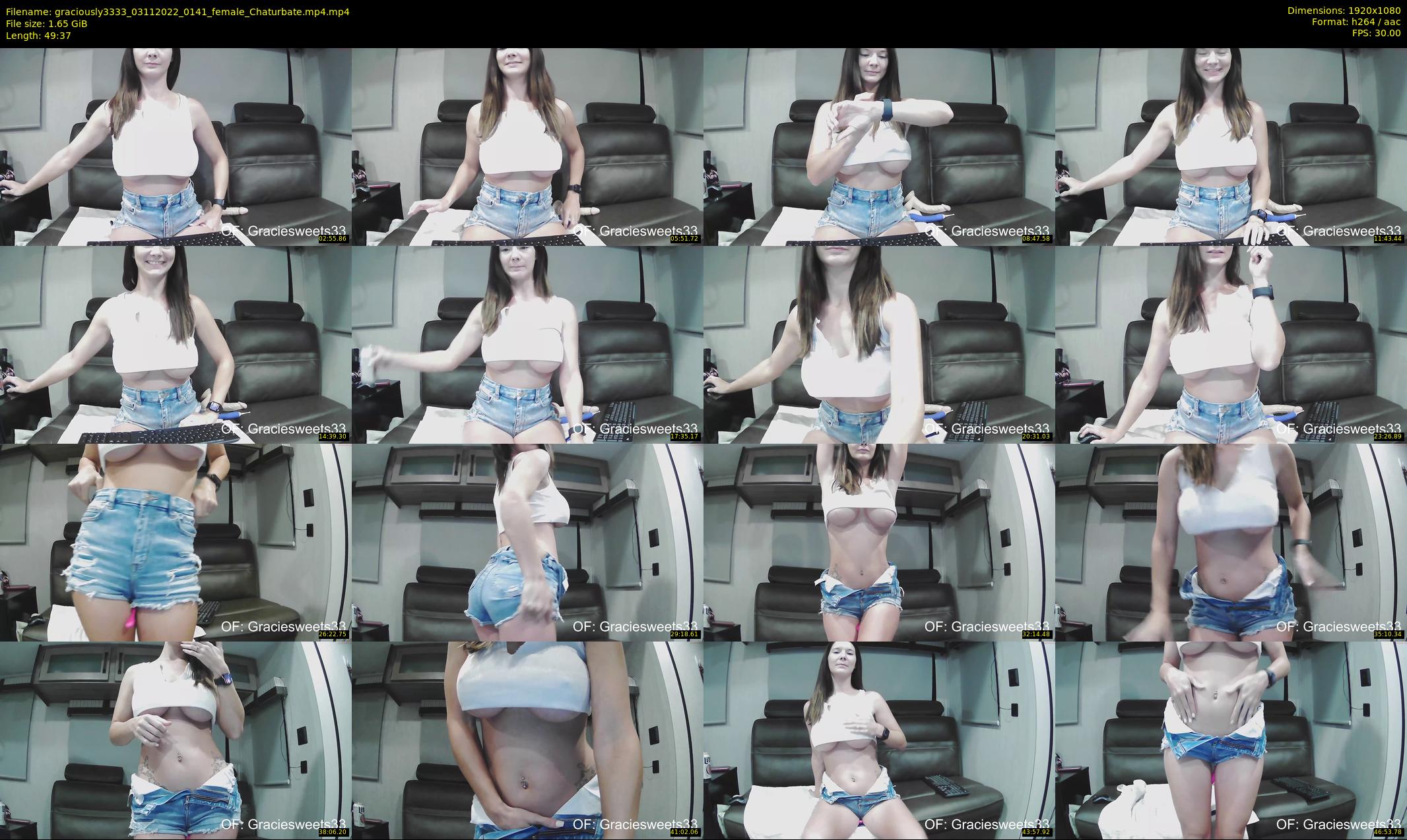 graciously3333 — 50 minute Chaturbate female cam show recording, 1080p, Nov 3, 2022