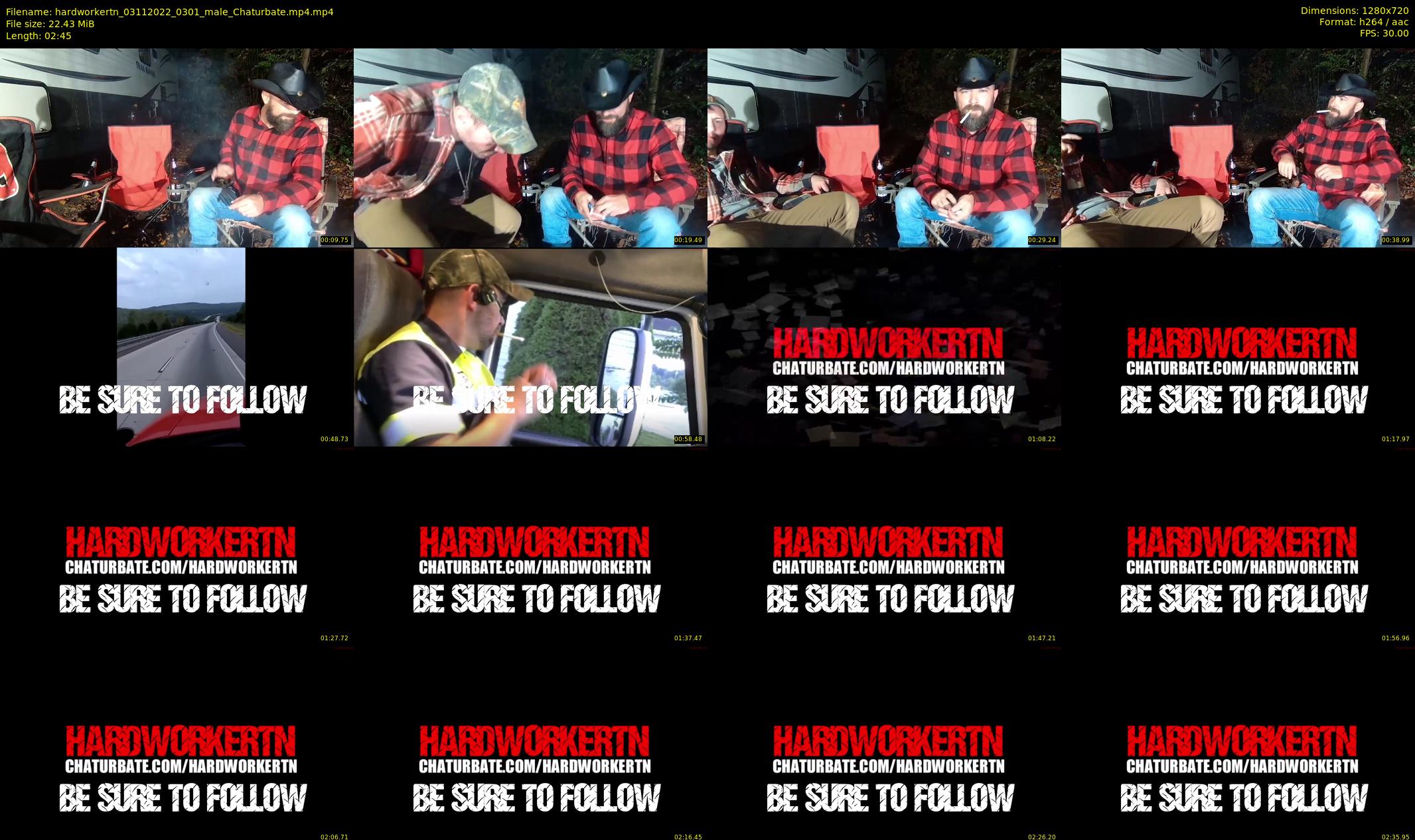 hardworkertn — 3 minute Chaturbate male cam show recording, 720p, Nov 3, 2022
