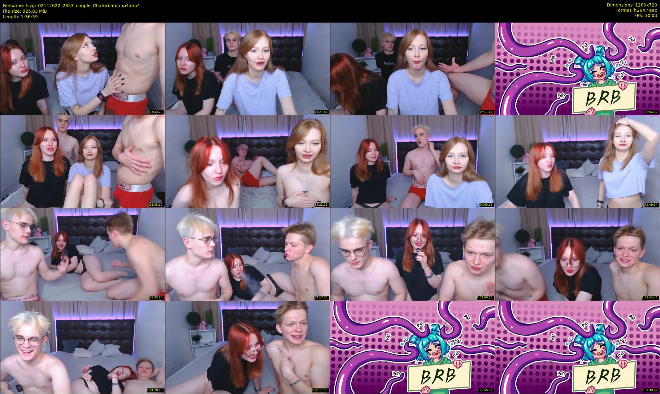 hizgi — 97 minute Chaturbate couple cam show recording, 720p, Nov 2, 2022