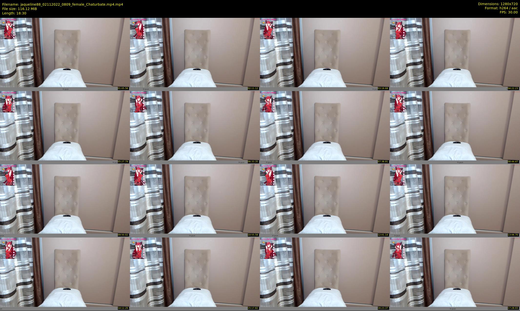 jaqueline88 — 19 minute Chaturbate female cam show recording, 720p, Nov 2, 2022