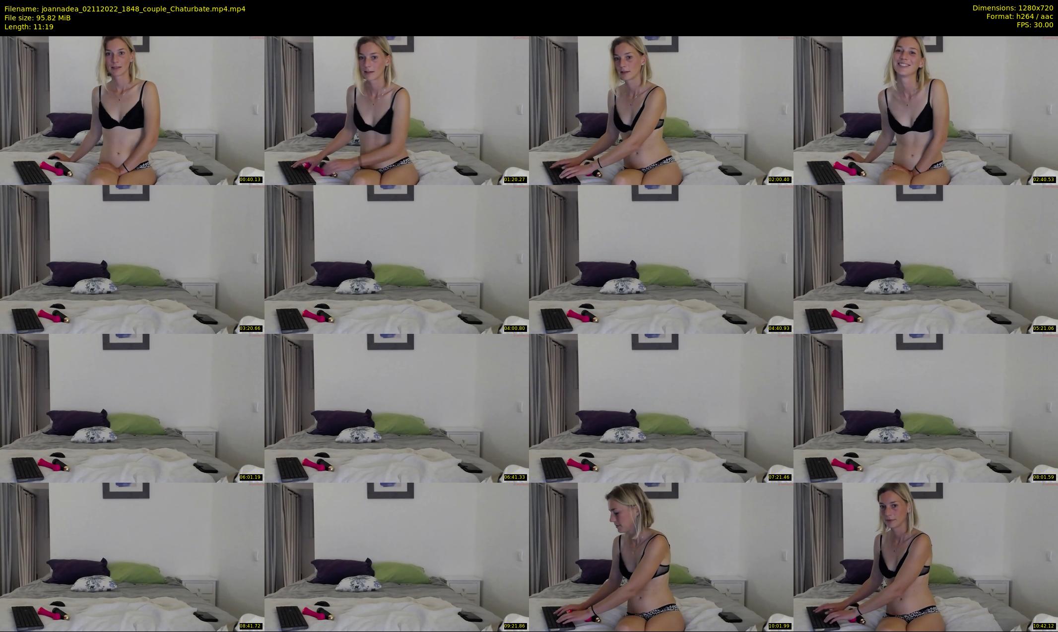 joannadea — 12 minute Chaturbate female cam show recording, 720p, Nov 2, 2022