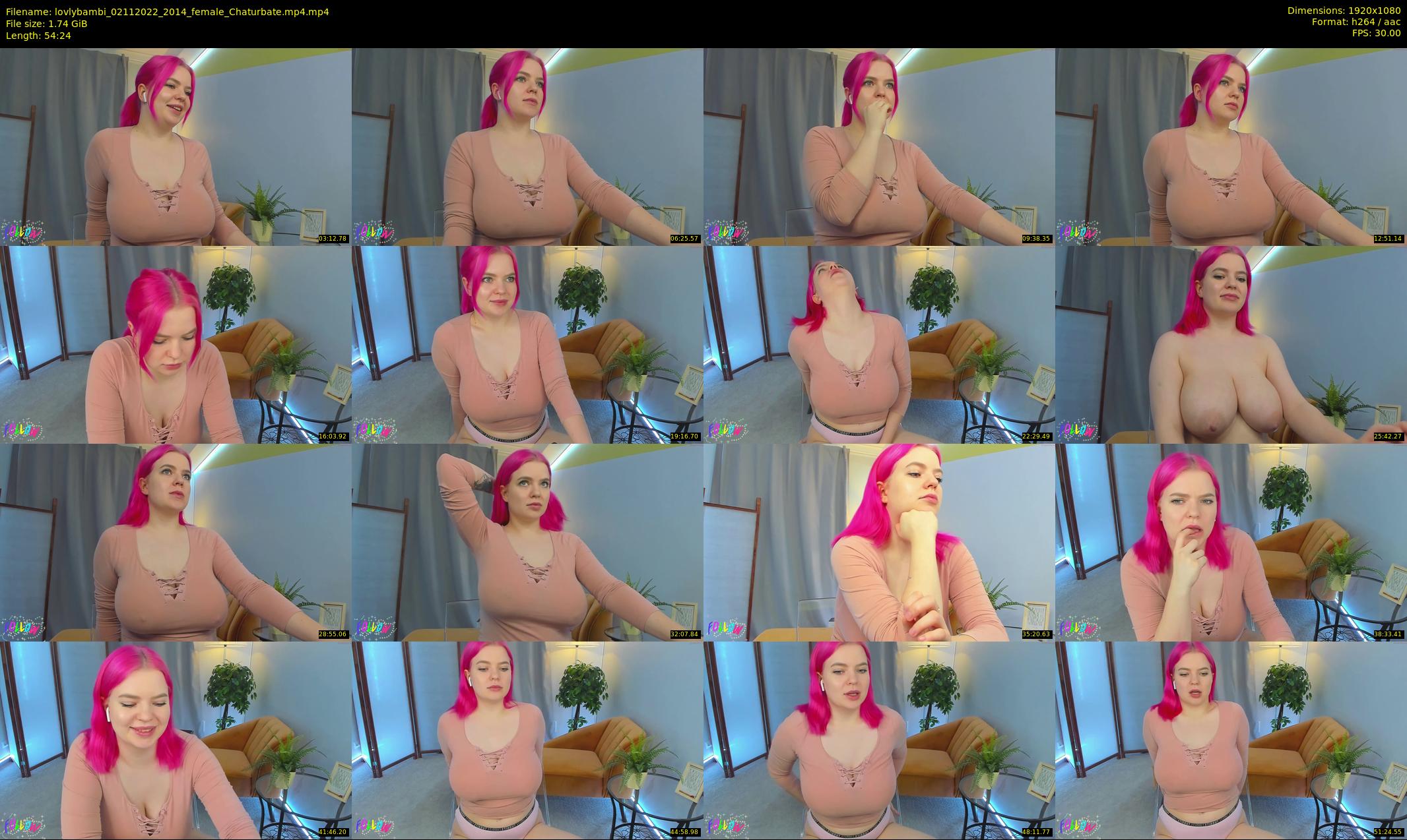 lovlybambi — 55 minute Chaturbate female cam show recording, 1080p, Nov 2, 2022