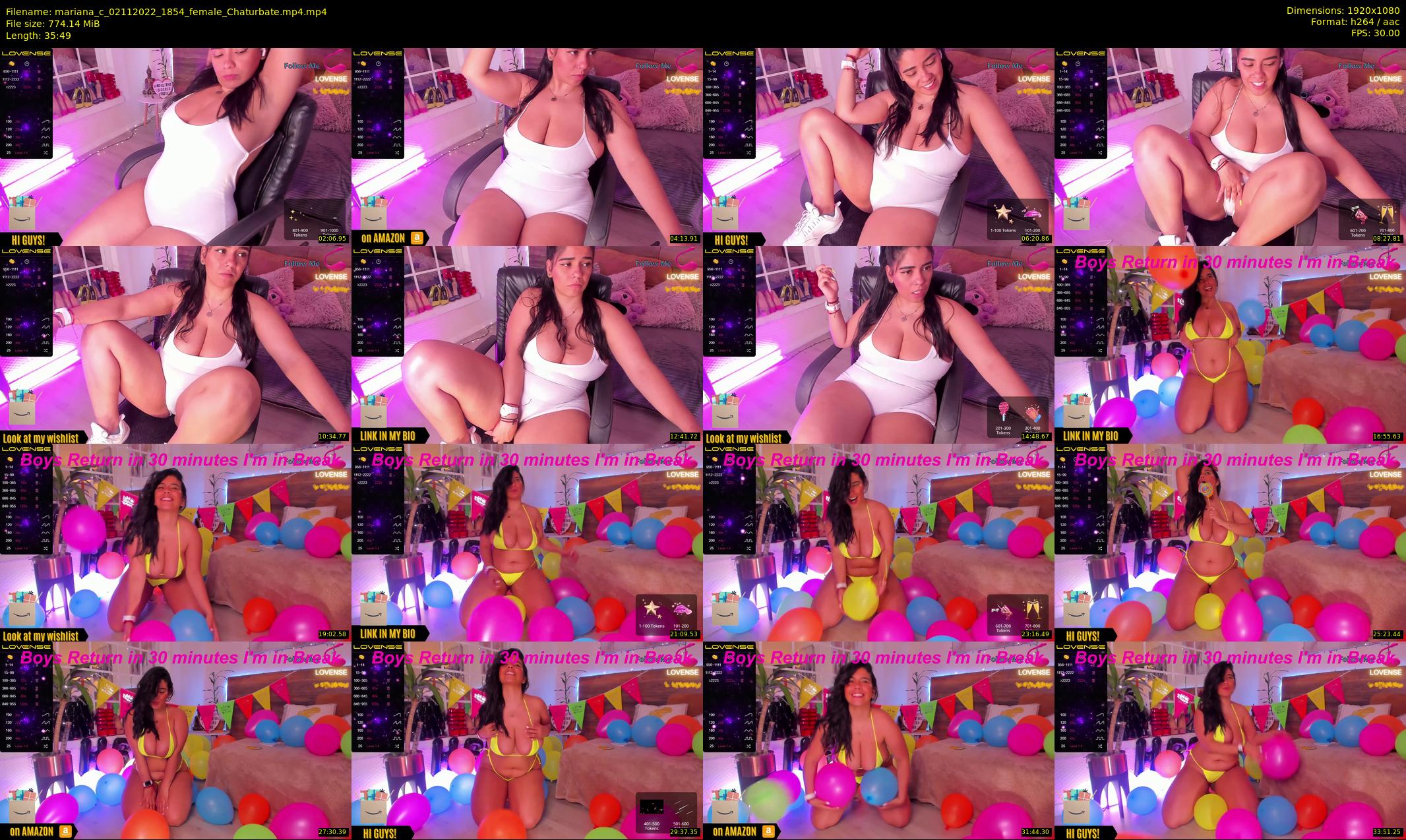 mariana_c — 36 minute Chaturbate female cam show recording, 1080p, Nov 2, 2022