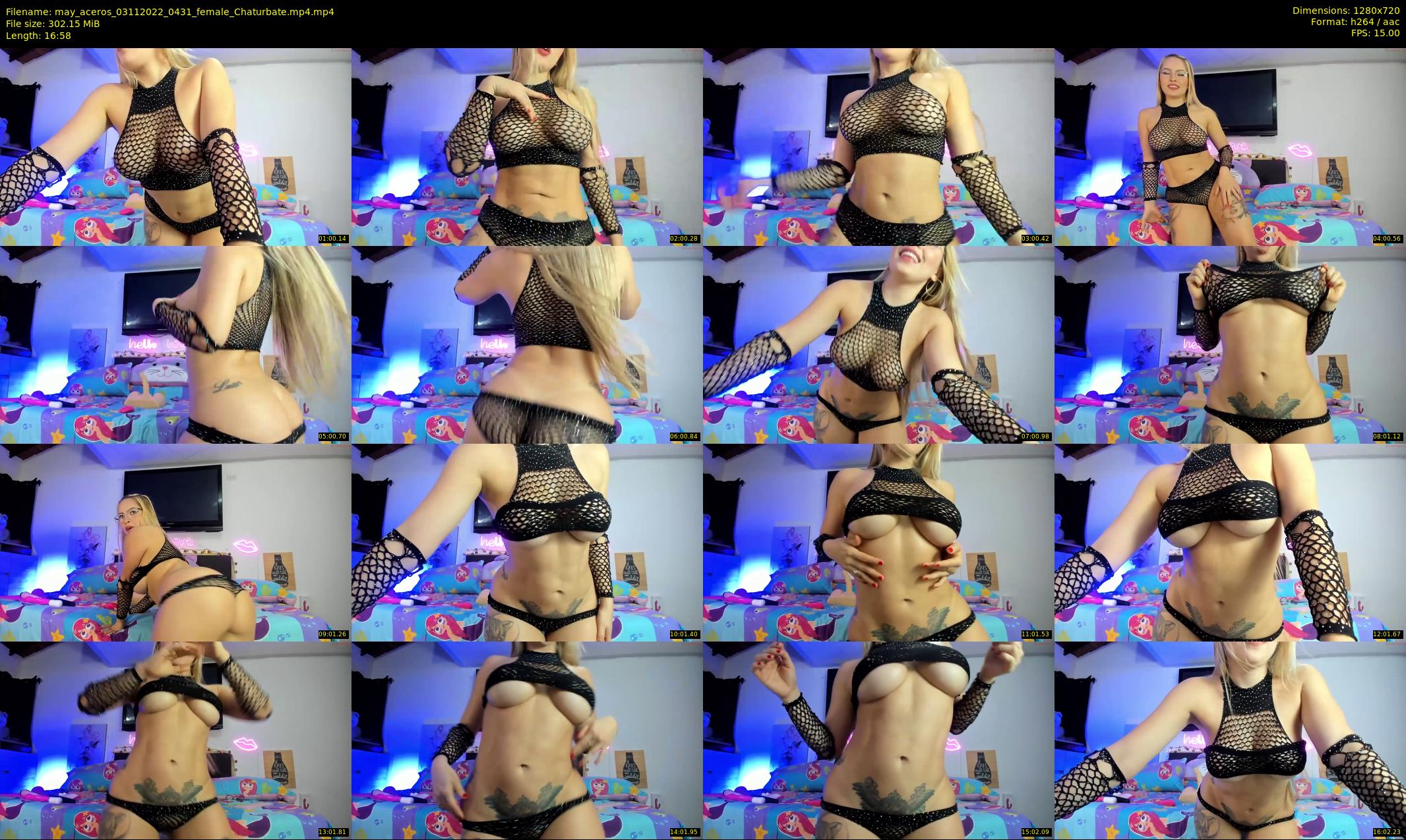 may_aceros — 17 minute Chaturbate female cam show recording, 720p, Nov 3, 2022
