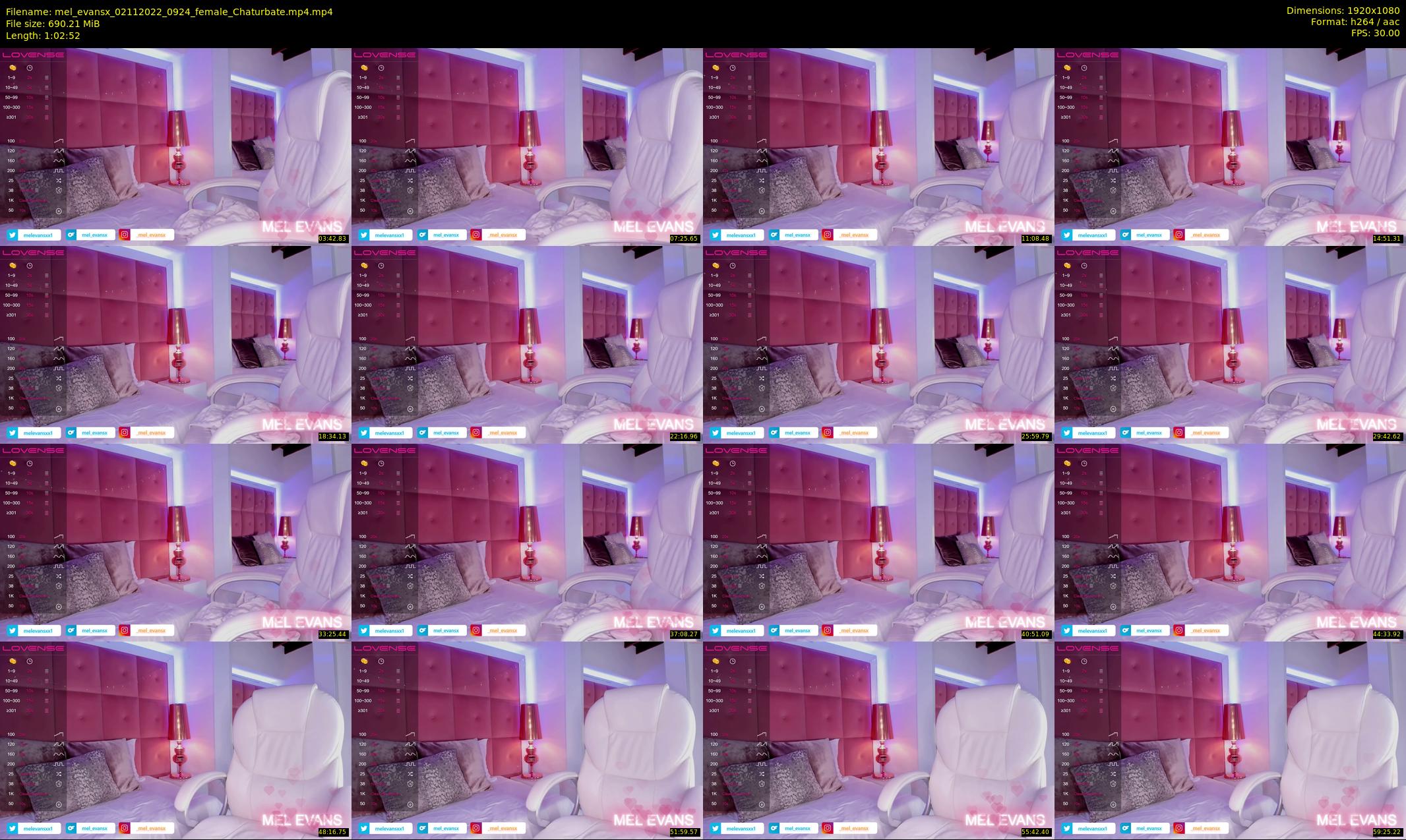 mel_evansx — 63 minute Chaturbate female cam show recording, 1080p, Nov 2, 2022