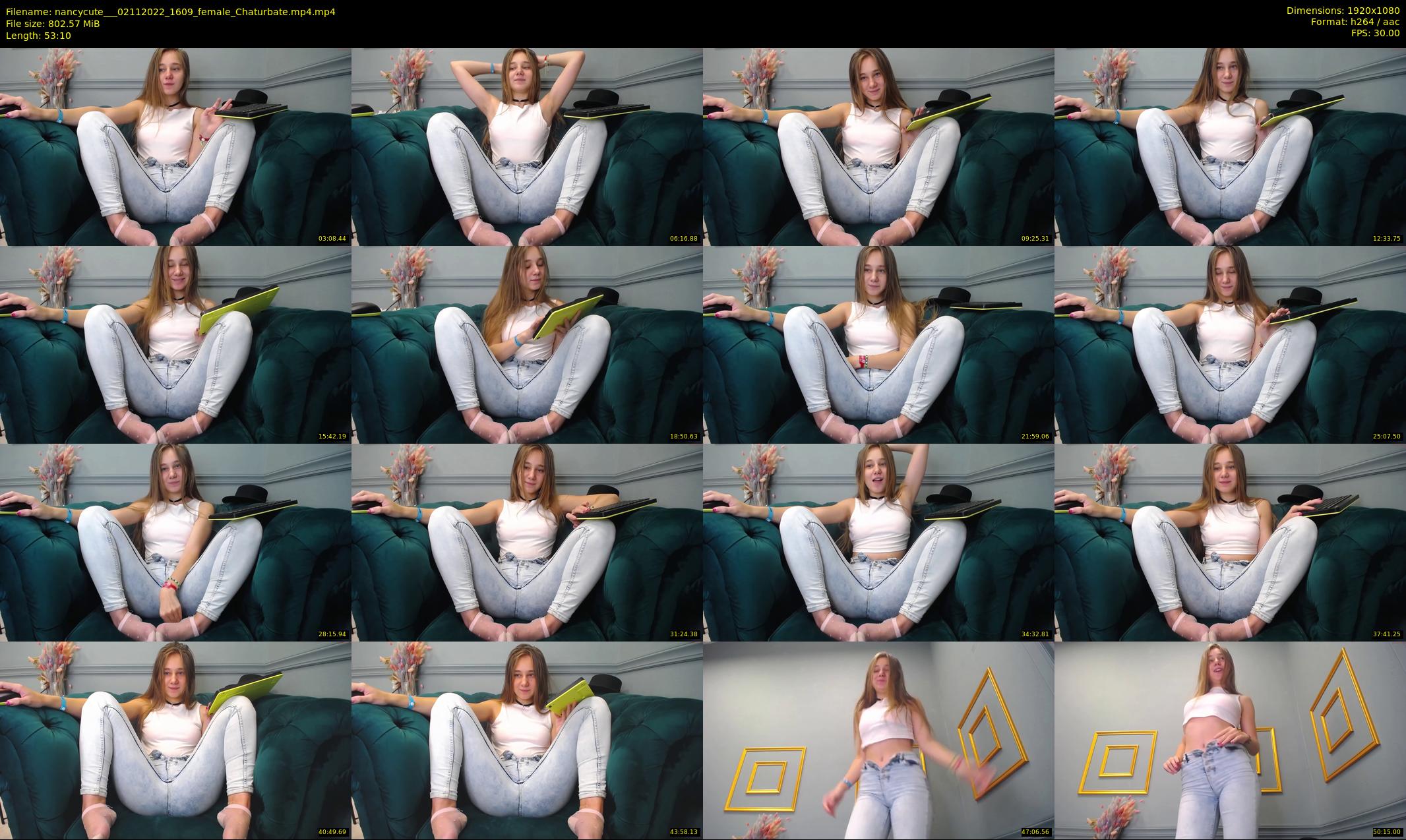 nancycute__ — 54 minute Chaturbate female cam show recording, 1080p, Nov 2, 2022