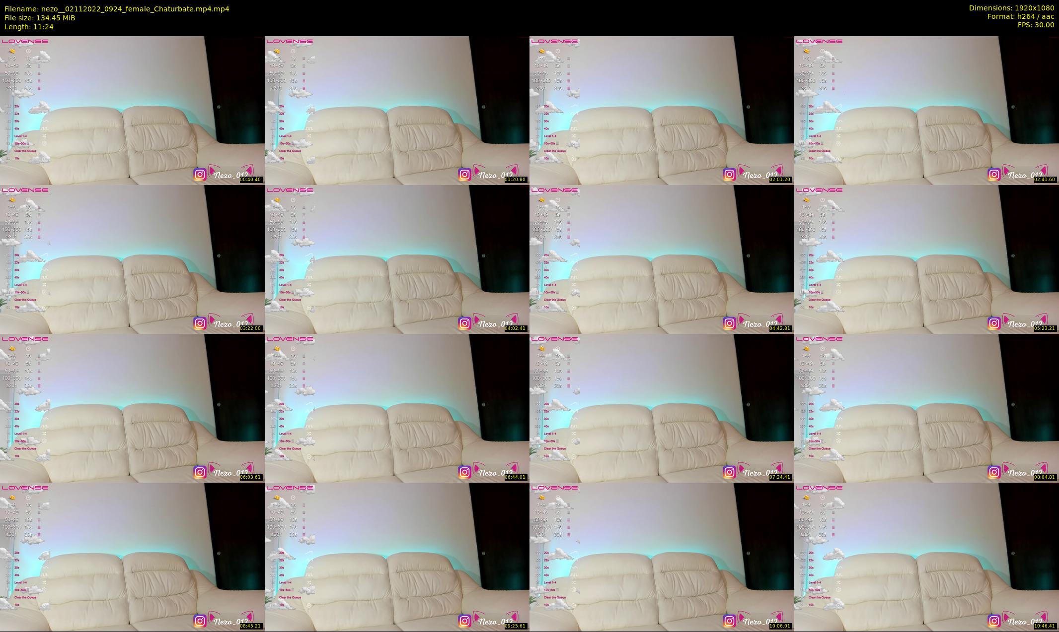 nezo_ — 12 minute Chaturbate female cam show recording, 1080p, Nov 2, 2022