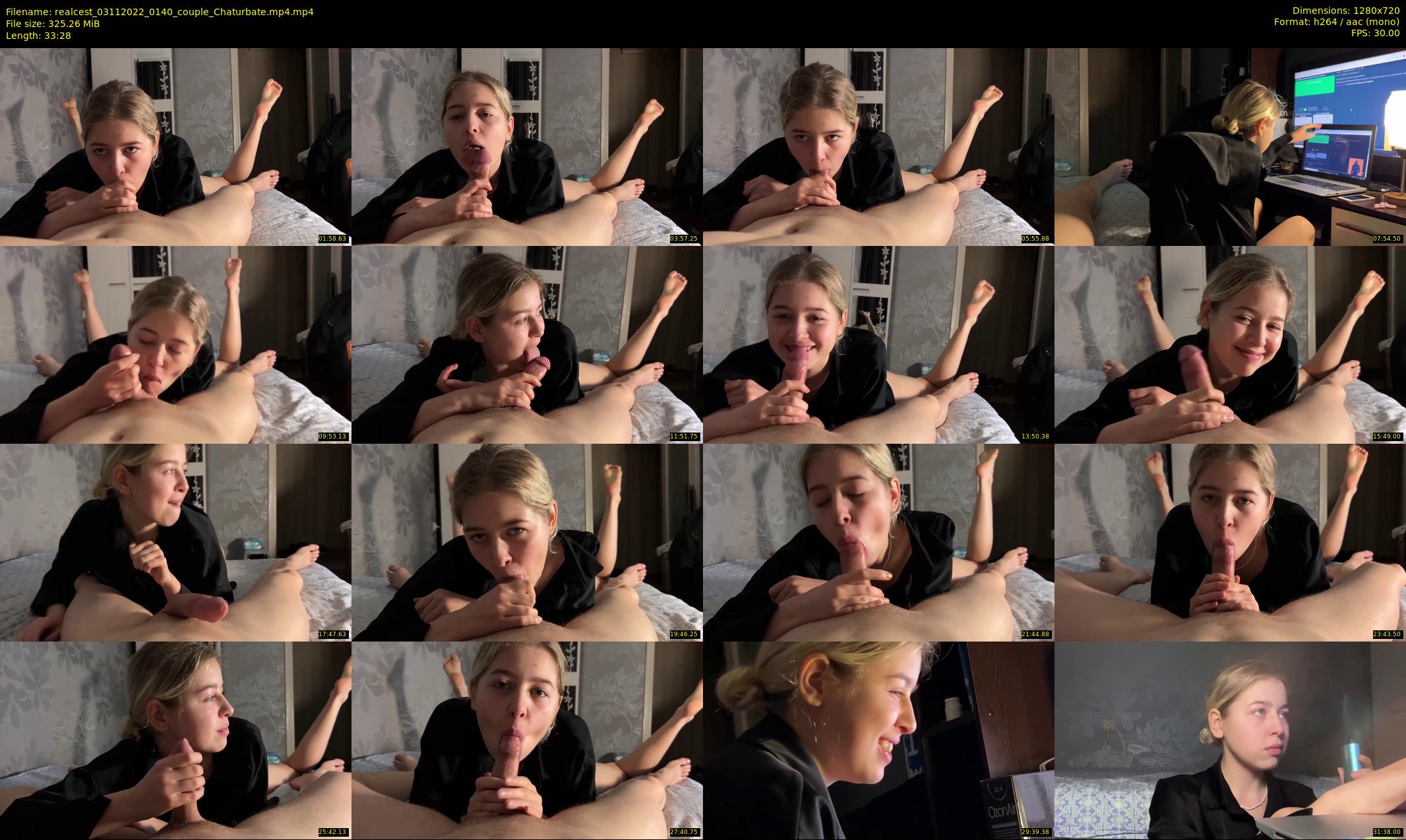 realcest — 34 minute Chaturbate couple cam show recording, 720p, Nov 3, 2022