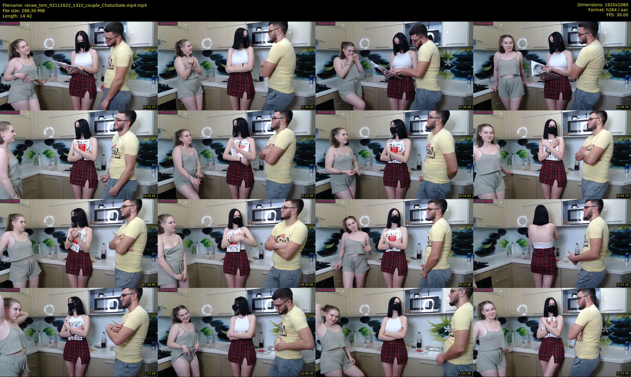 renae_tom — 15 minute Chaturbate couple cam show recording, 1080p, Nov 2, 2022