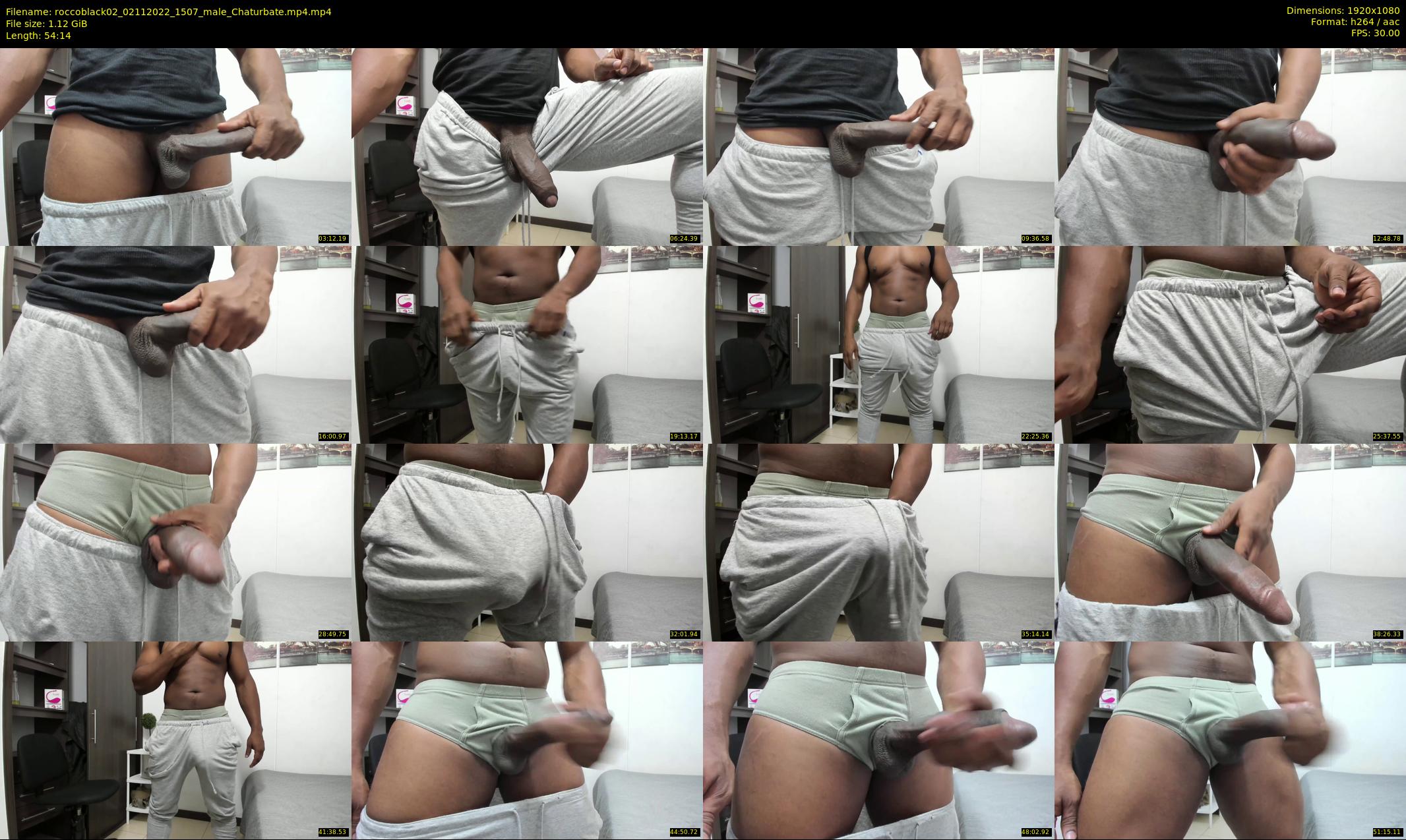 roccoblack02 — 55 minute Chaturbate male cam show recording, 1080p, Nov 2, 2022