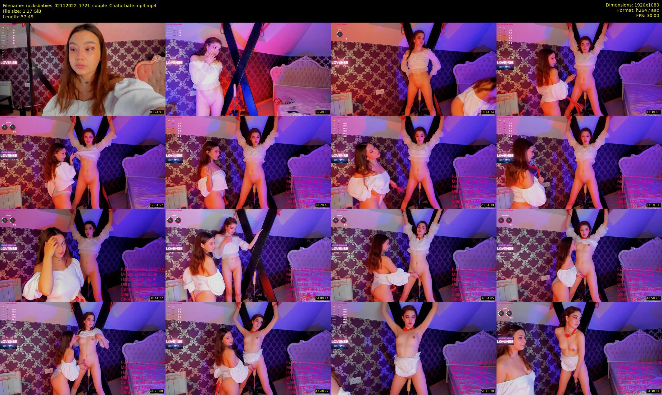 rocksbabies — 58 minute Chaturbate female cam show recording, 1080p, Nov 2, 2022