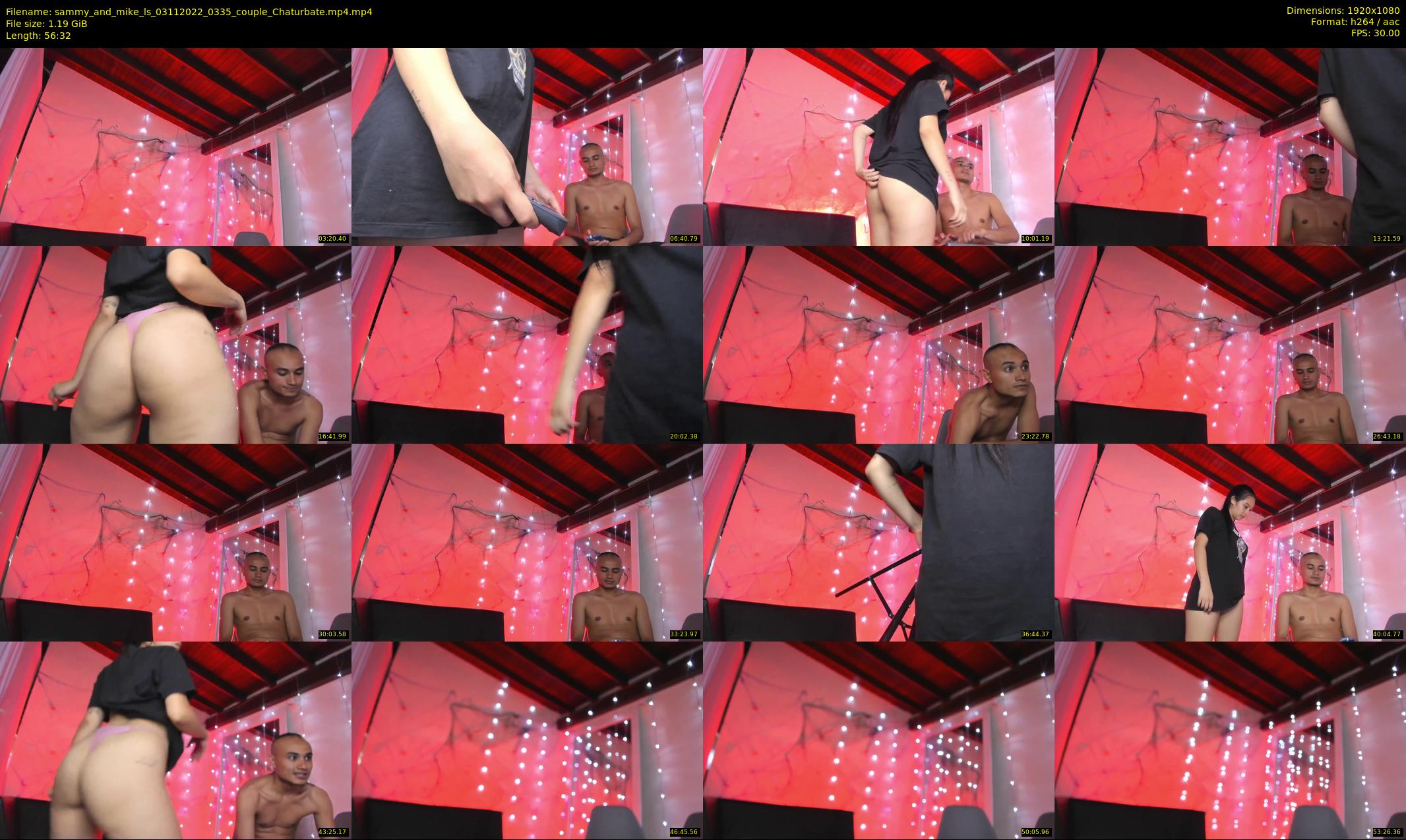 sammy_and_mike_ls — 57 minute Chaturbate couple cam show recording, 1080p, Nov 3, 2022