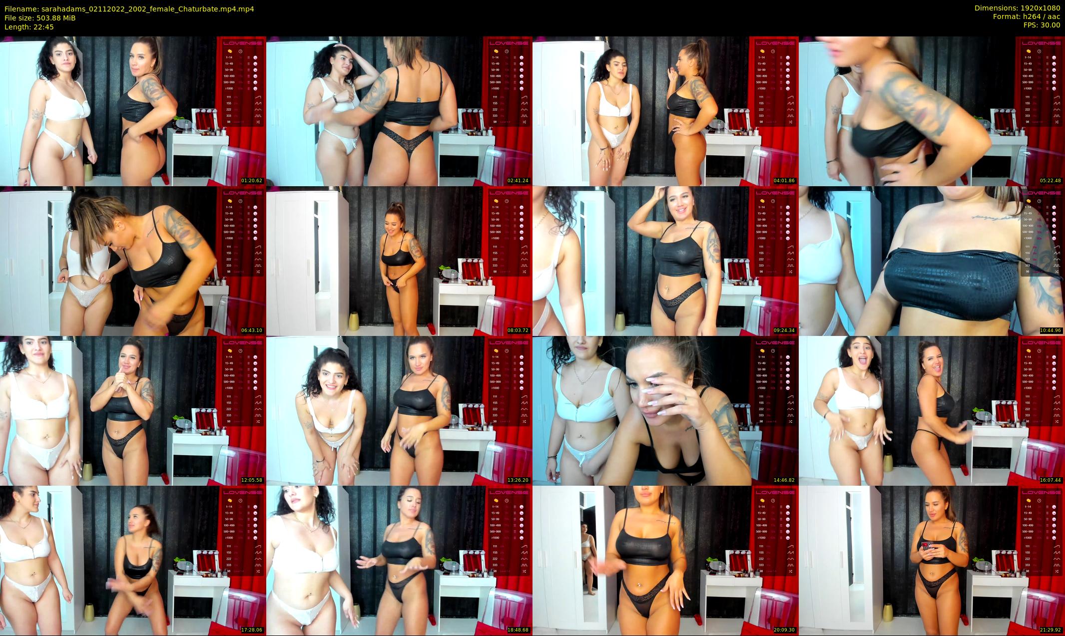 sarahadams — 23 minute Chaturbate female cam show recording, 1080p, Nov 2, 2022