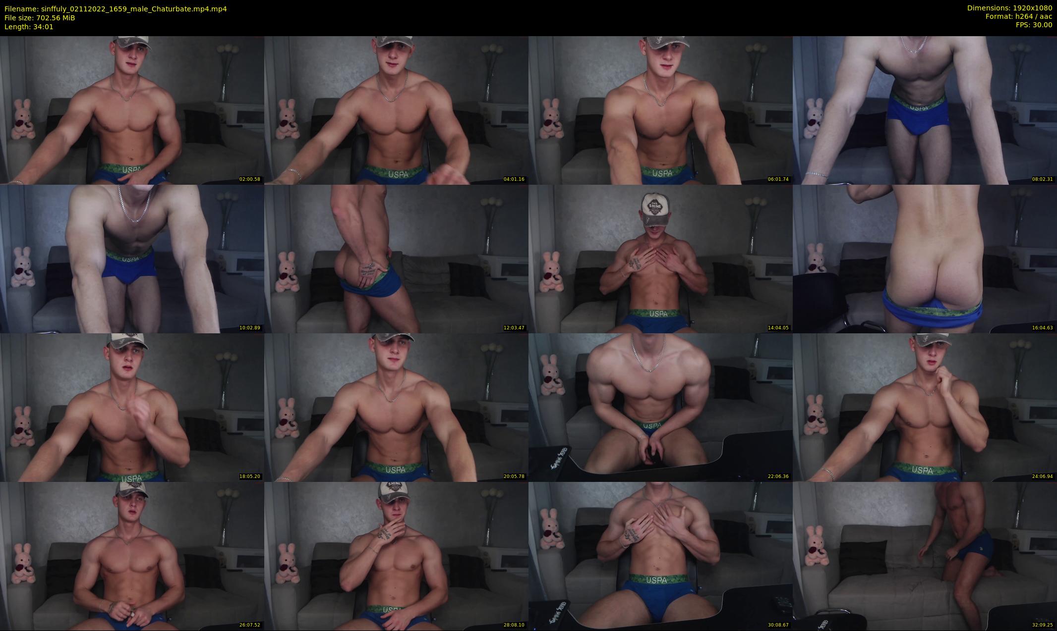 sinffuly — 35 minute Chaturbate male cam show recording, 1080p, Nov 2, 2022
