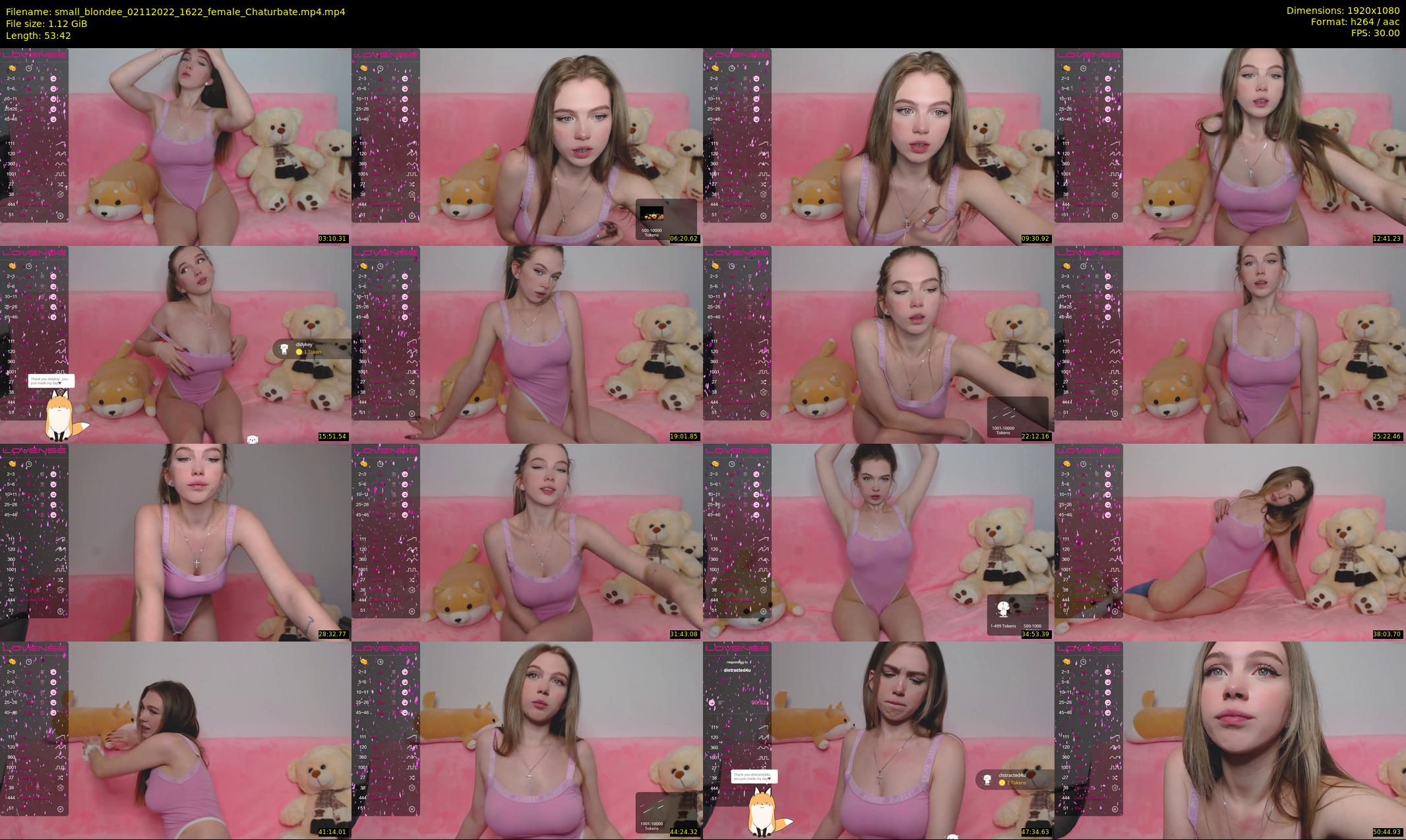 small_blondee — 54 minute Chaturbate female cam show recording, 1080p, Nov 2, 2022