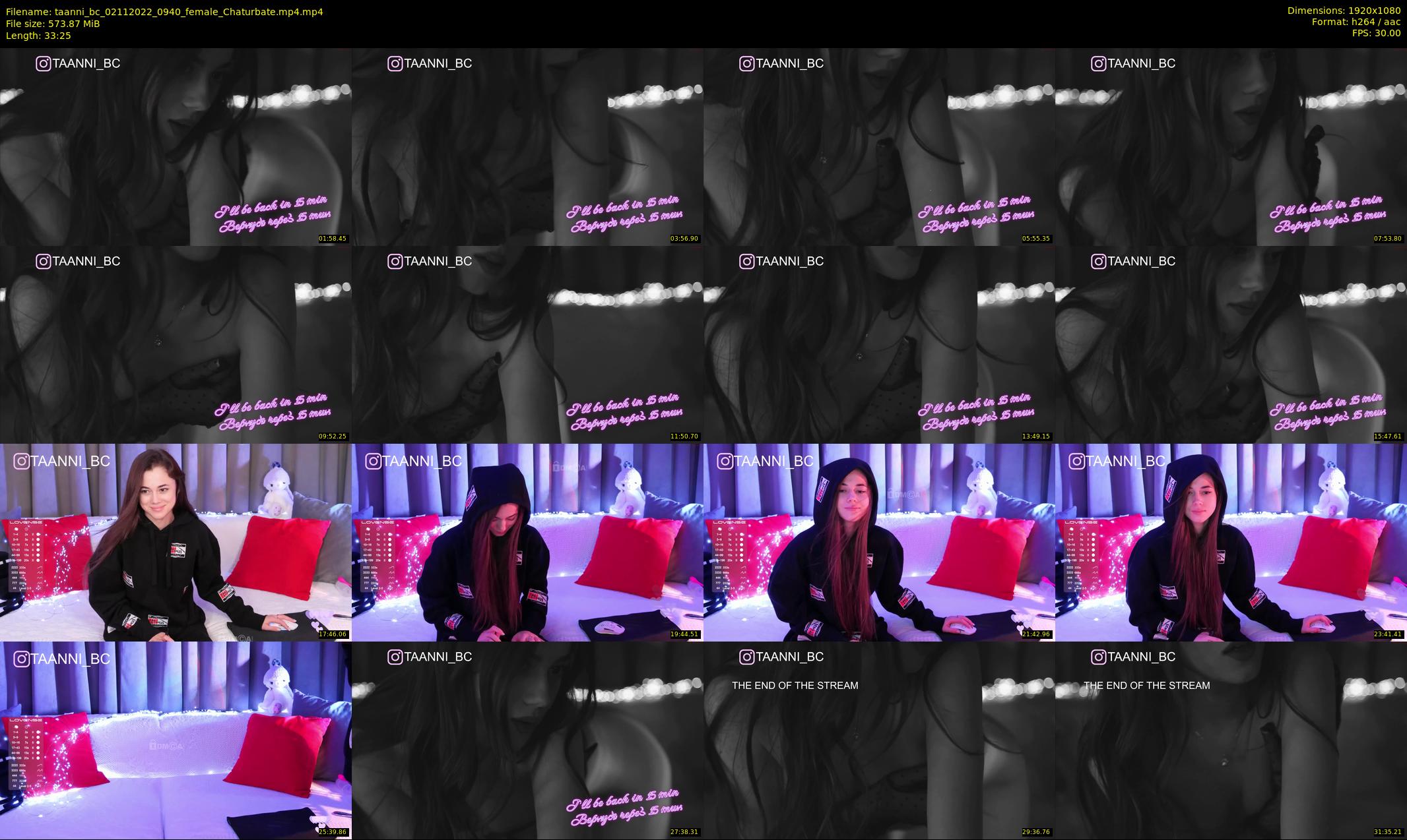 taanni_bc — 34 minute Chaturbate female cam show recording, 1080p, Nov 2, 2022