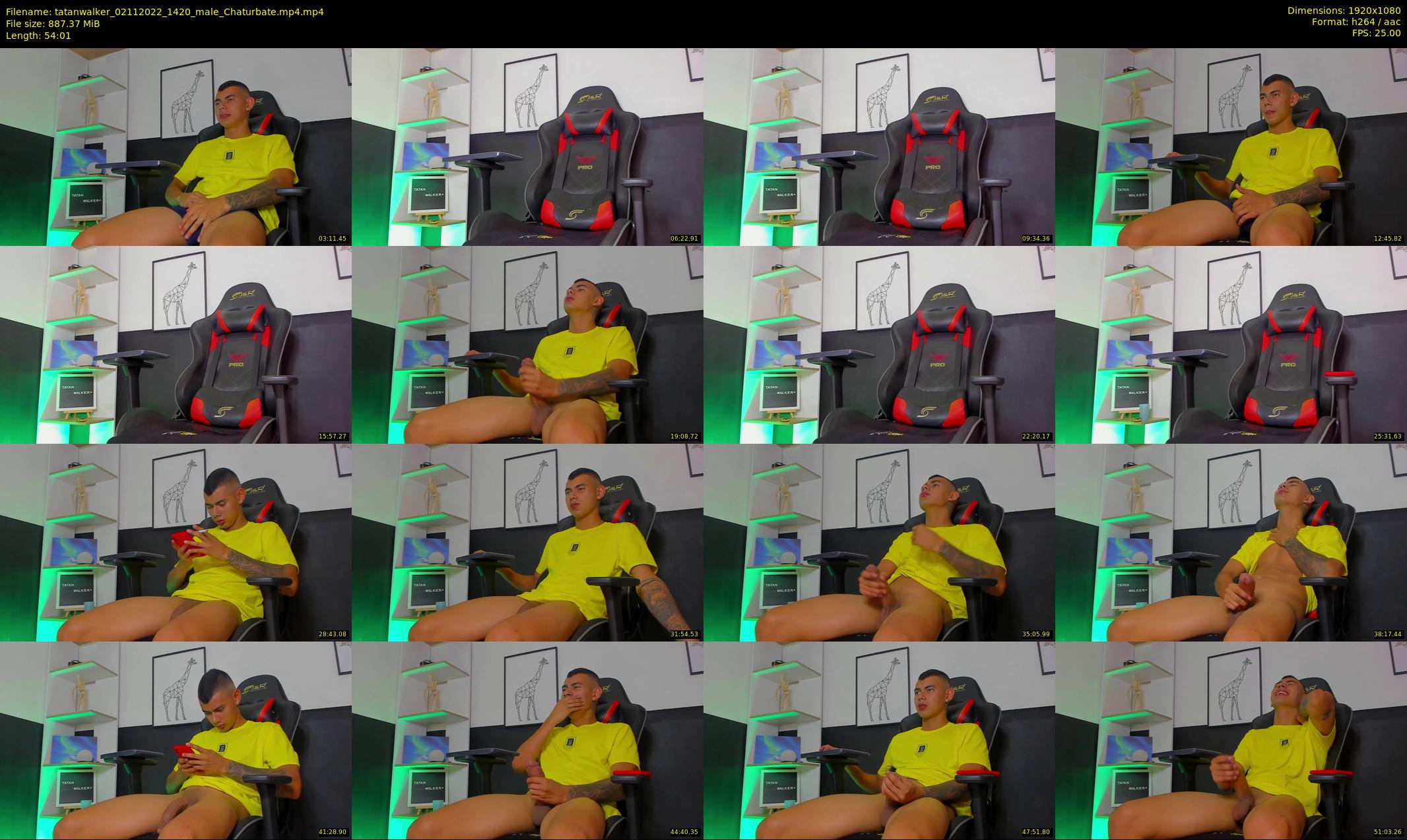 tatanwalker — 55 minute Chaturbate male cam show recording, 1080p, Nov 2, 2022