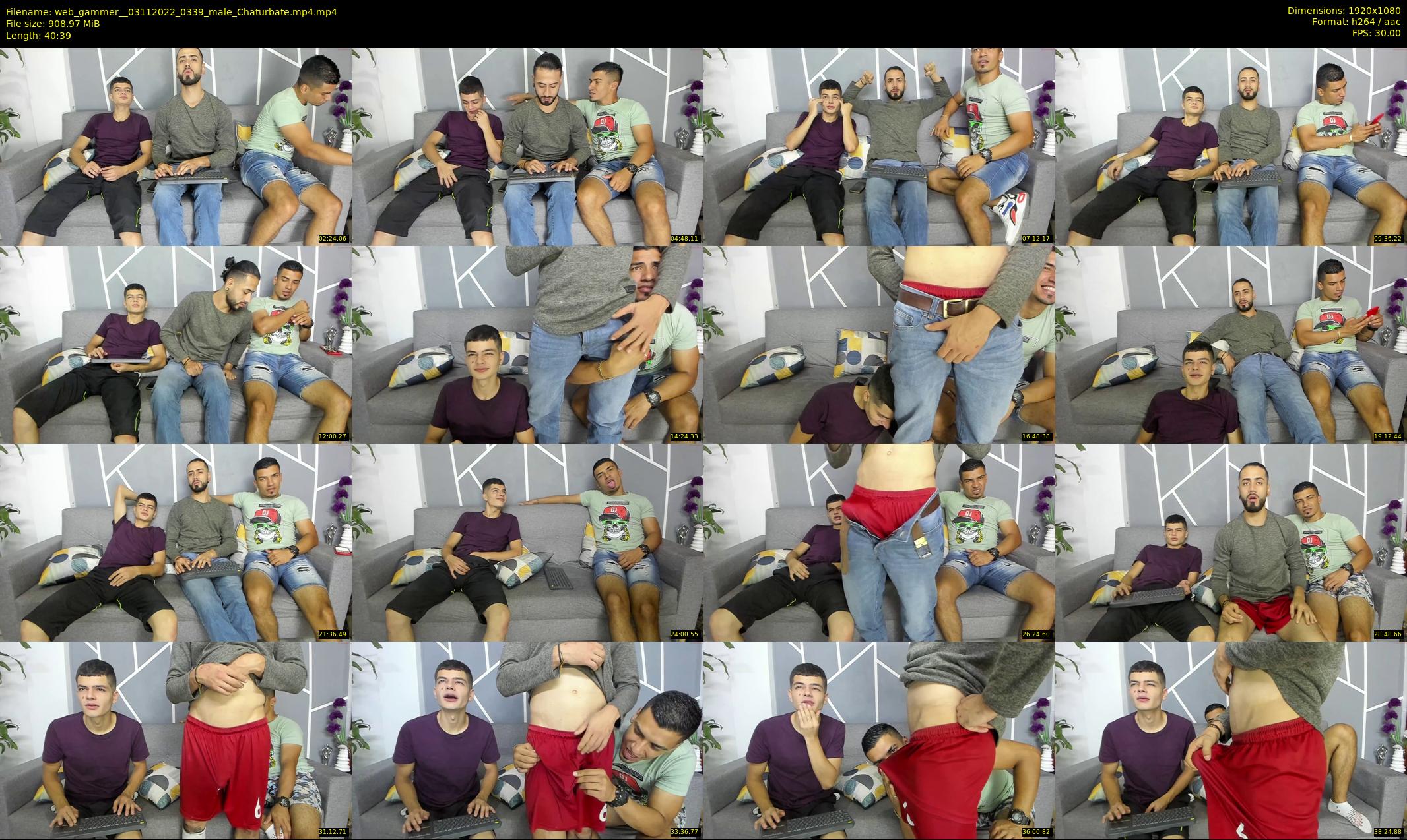 web_gammer_ — 41 minute Chaturbate male cam show recording, 1080p, Nov 3, 2022