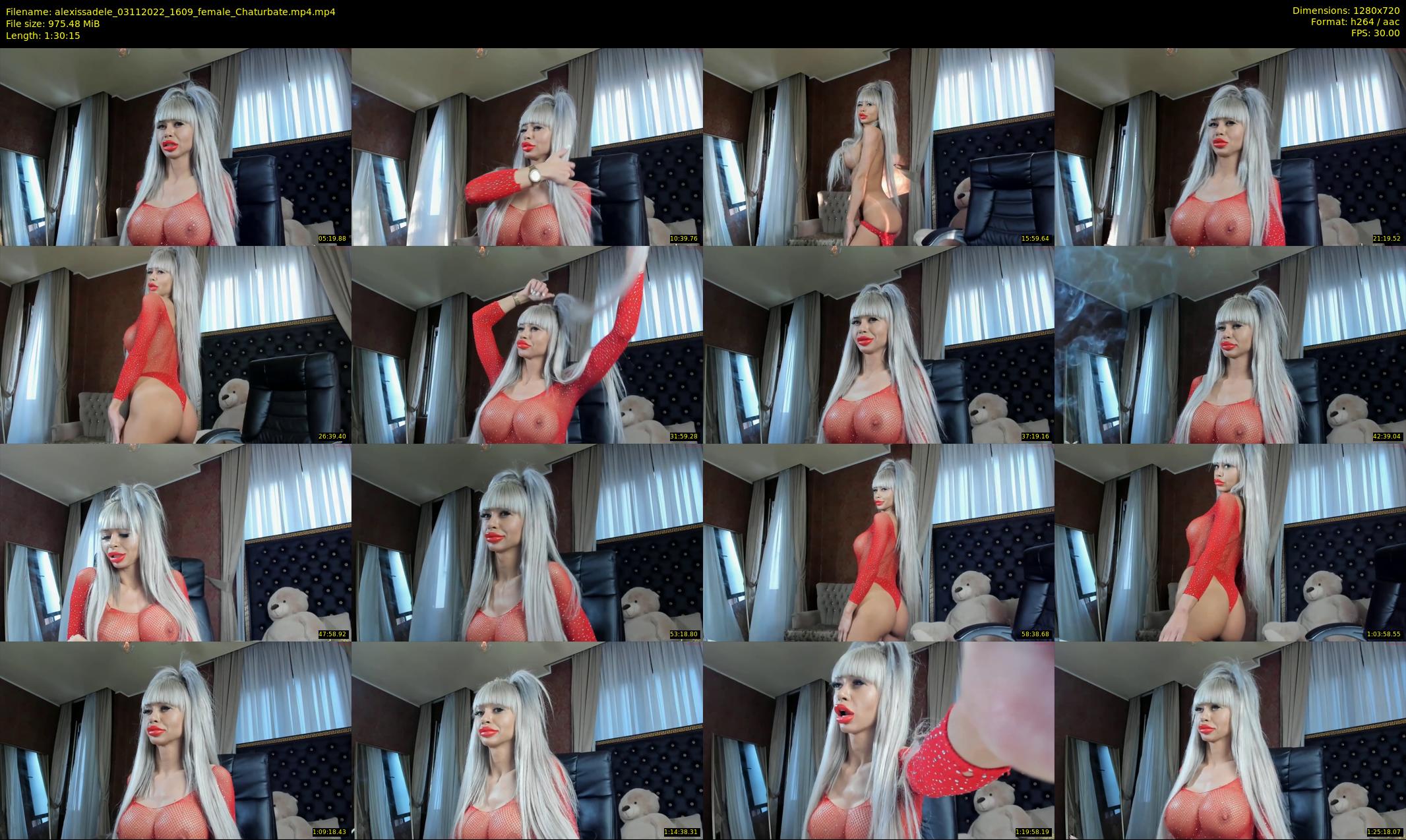 alexissadele — 91 minute Chaturbate female cam show recording, 720p, Nov 3, 2022