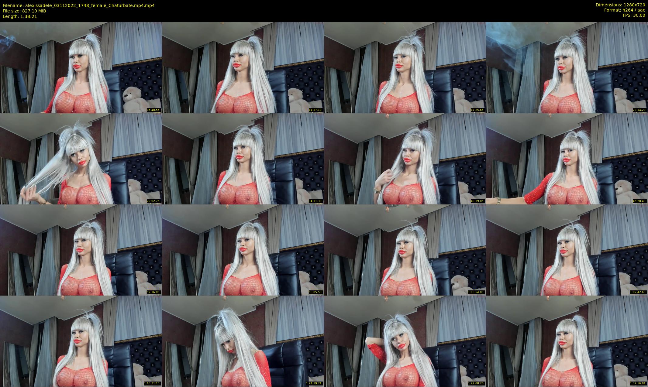 alexissadele — 99 minute Chaturbate female cam show recording, 720p, Nov 3, 2022