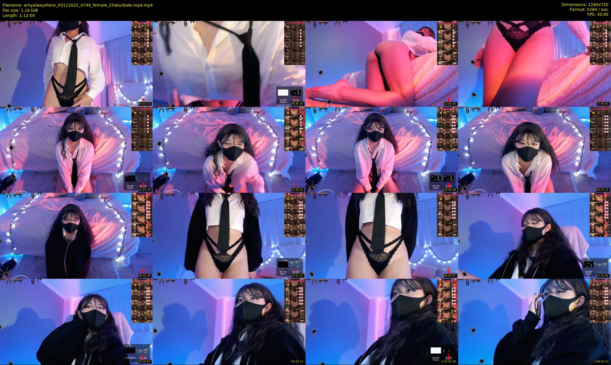 amyalwayshere — 72 minute Chaturbate female cam show recording, 720p, Nov 3, 2022
