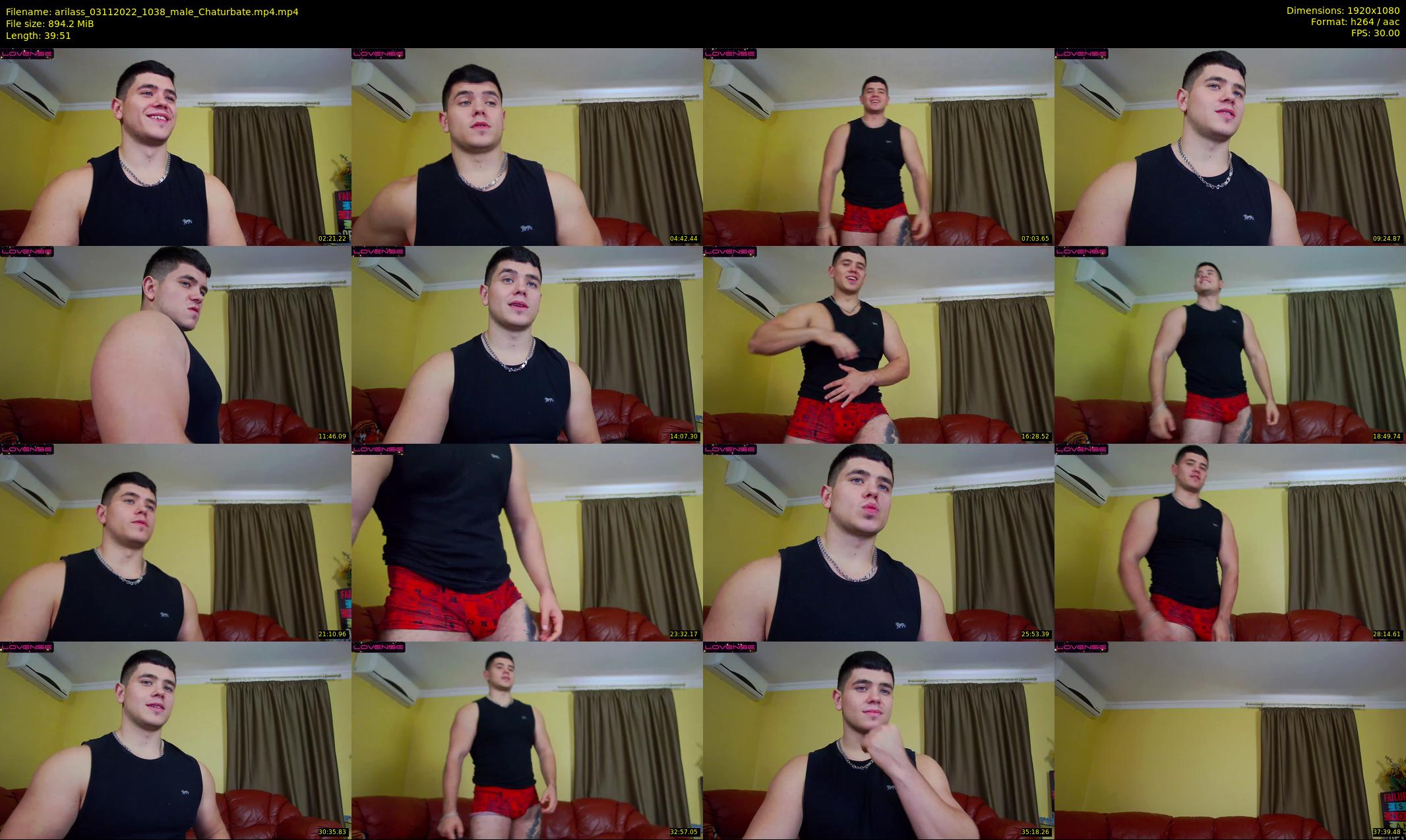arilass — 40 minute Chaturbate male cam show recording, 1080p, Nov 3, 2022